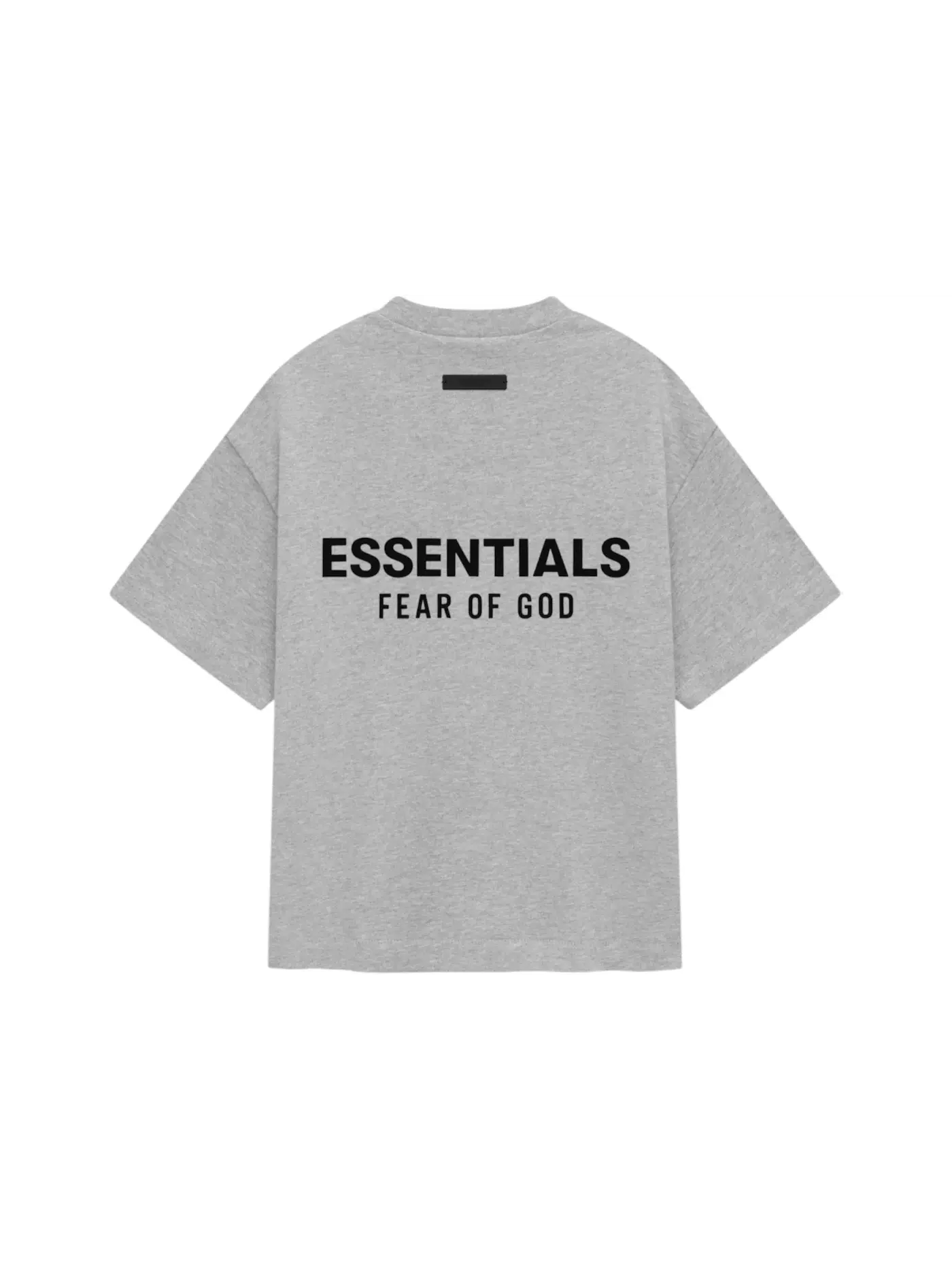 Детская футболка с круглым вырезом Essentials Tee Fear of God — изображение 2 из 2, светлый серый