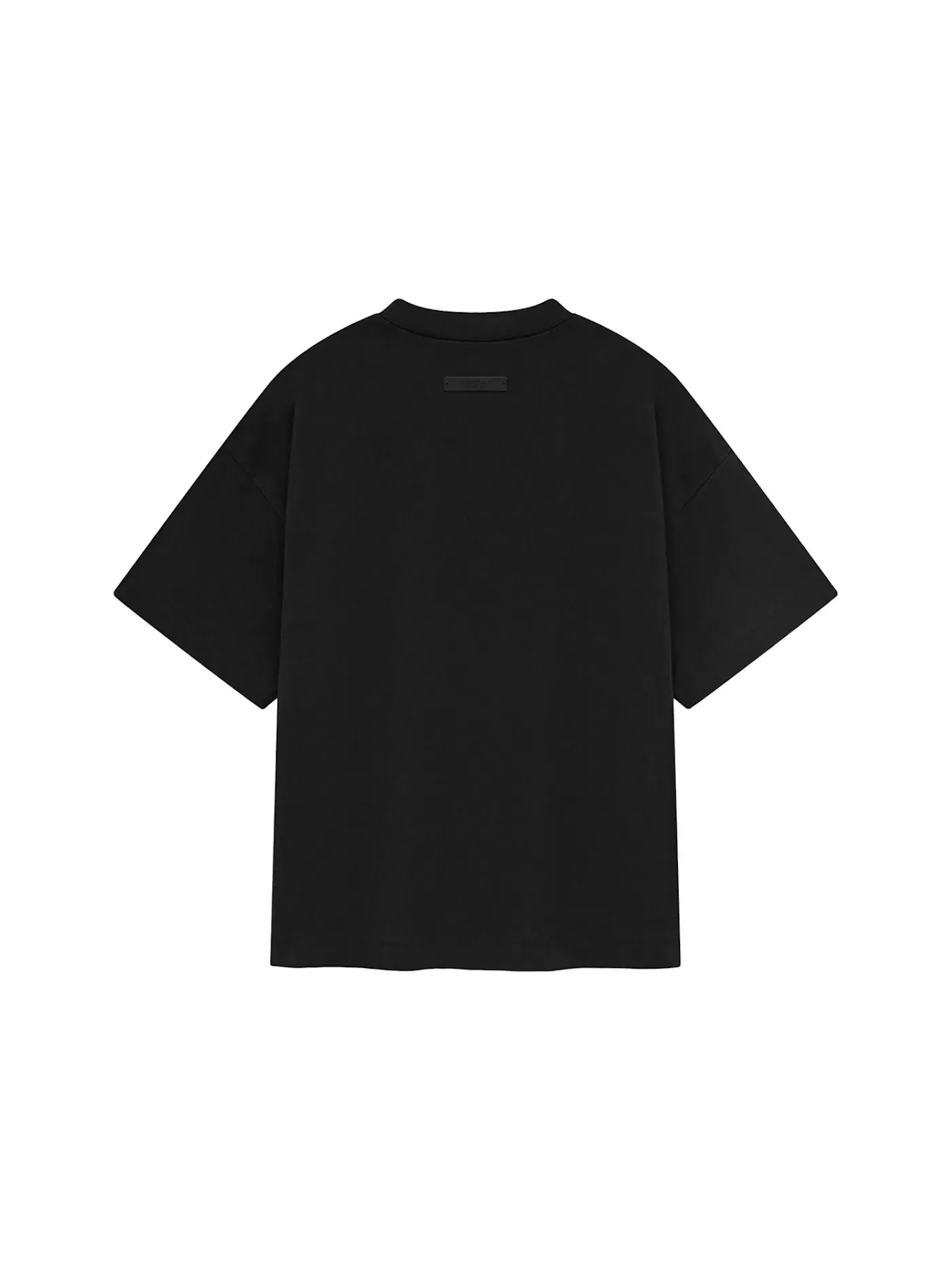 Детская футболка с принтом Fear of God Essentials Tee — изображение 2 из 2, черный