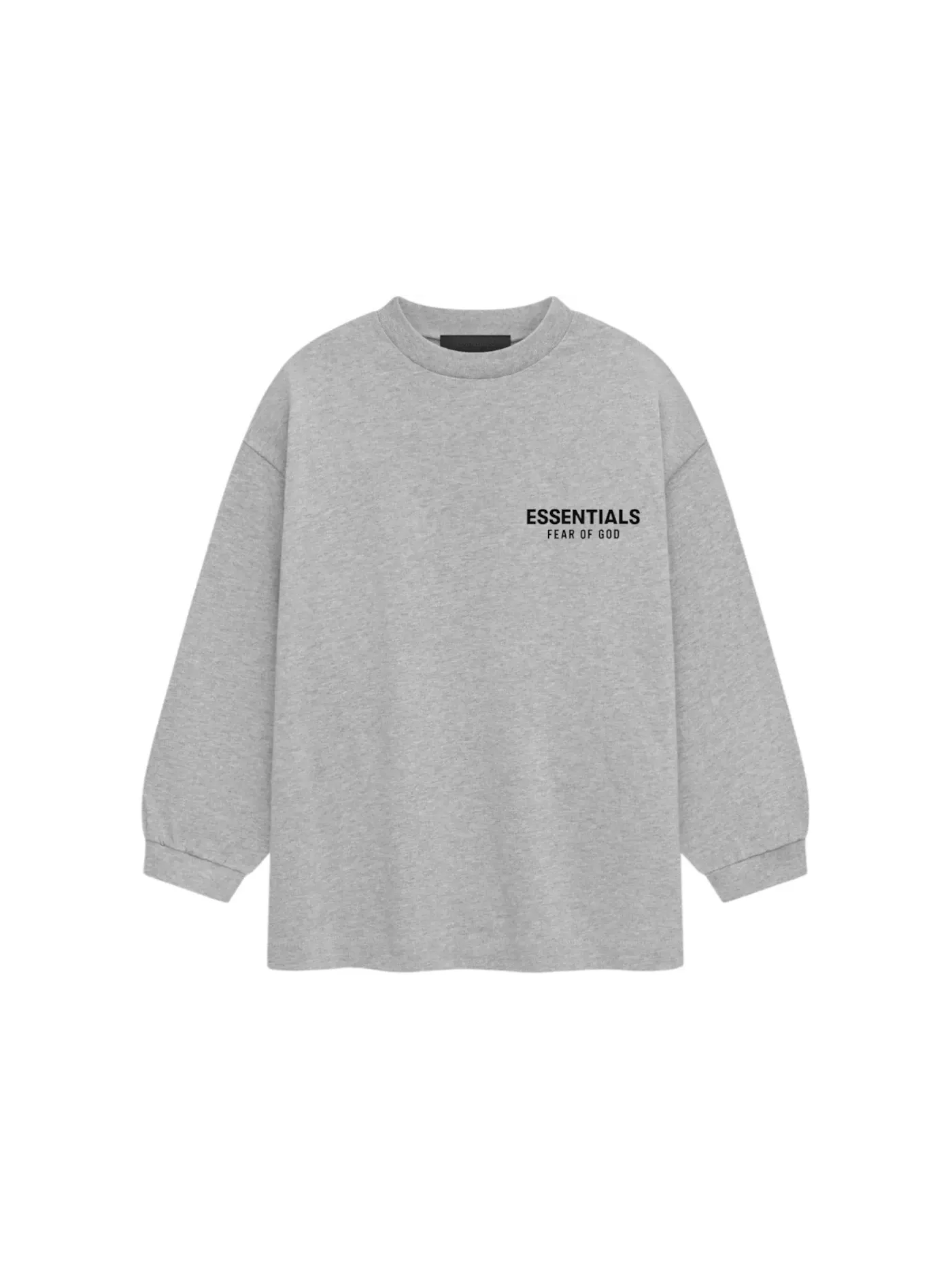 Детская футболка с длинным рукавом Tee Fear of God — изображение 1 из 2, светлый серый