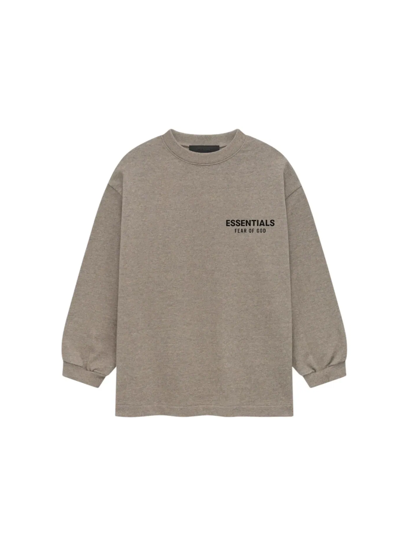 Детская футболка с длинным рукавом Fear of God Essentials Tee — изображение 1 из 2, серый