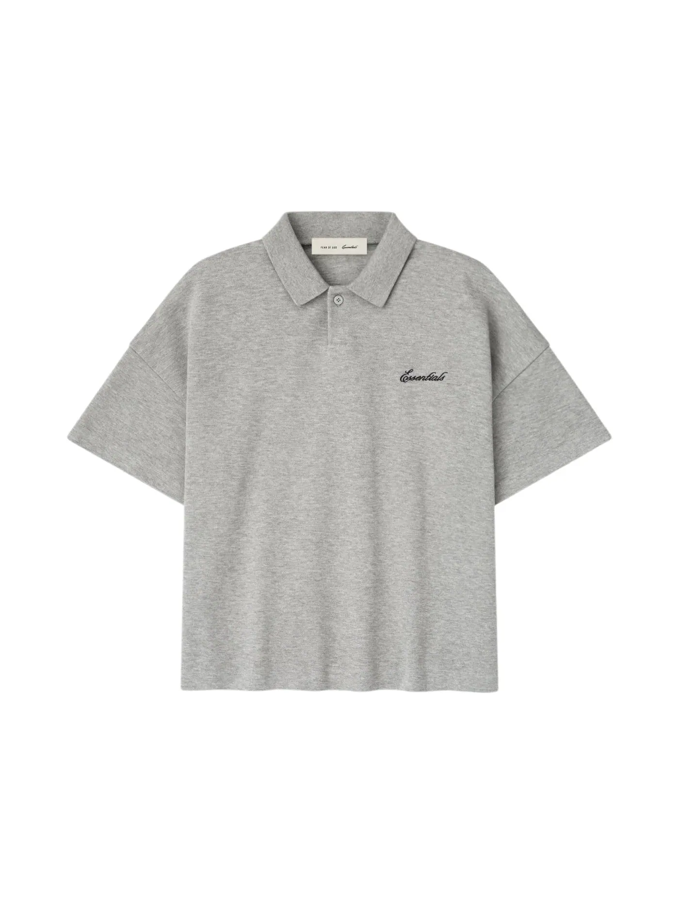 Детское поло с коротким рукавом Polo Fear of God, Concrete Heather — изображение 1 из 2
