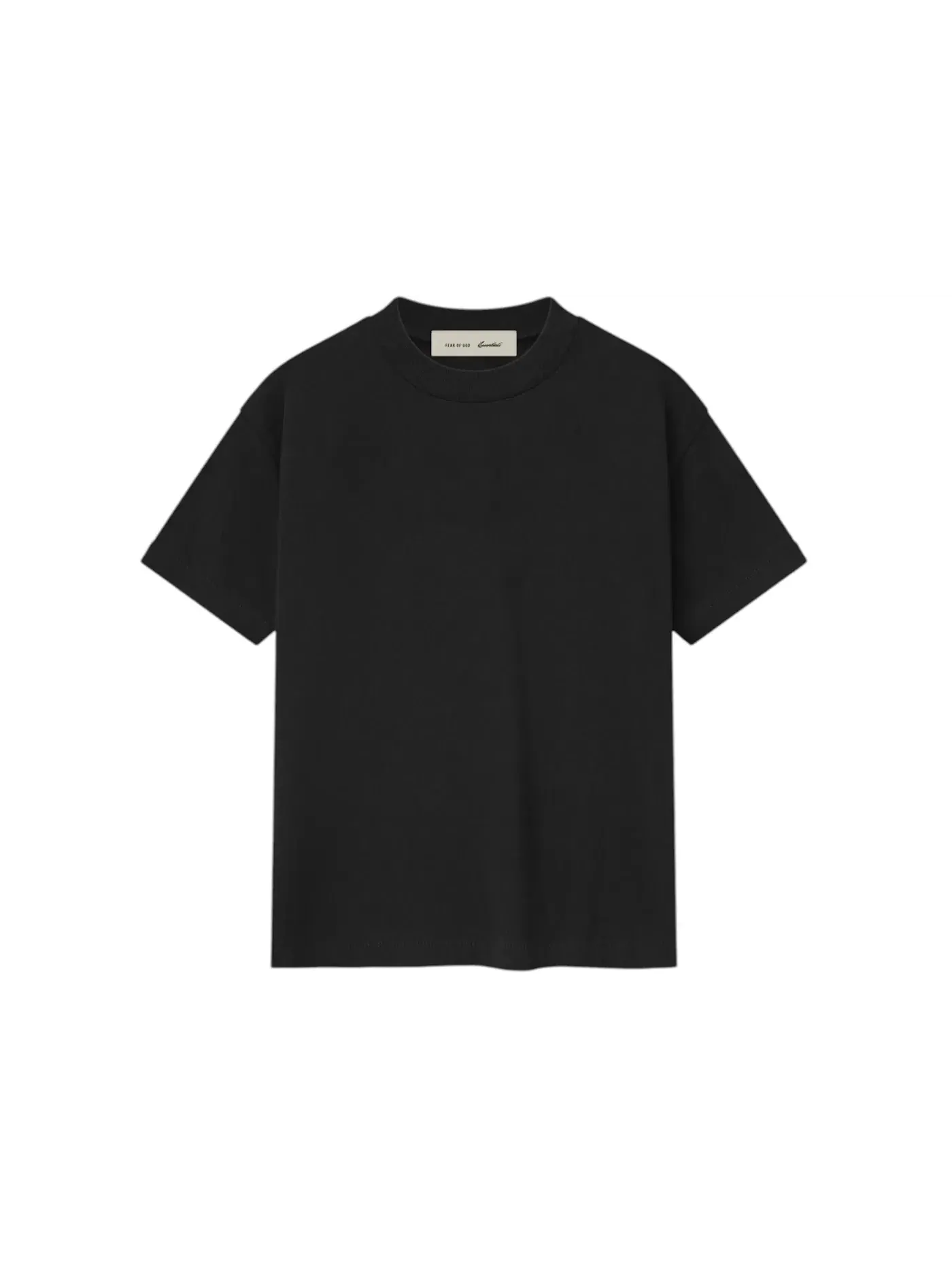 Детская футболка с коротким рукавом Fear of God Essentials Tee — изображение 1 из 2, винтажный черный