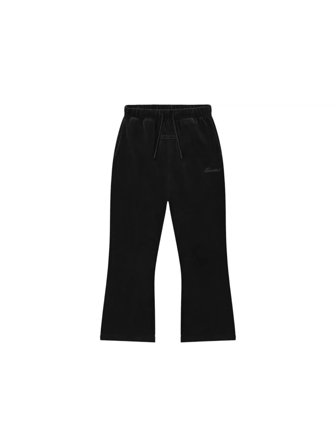 Детские спортивные штаны из велюра с расклешенными штанинами Sweatpant Fear of God — изображение 1 из 1, винтажный черный