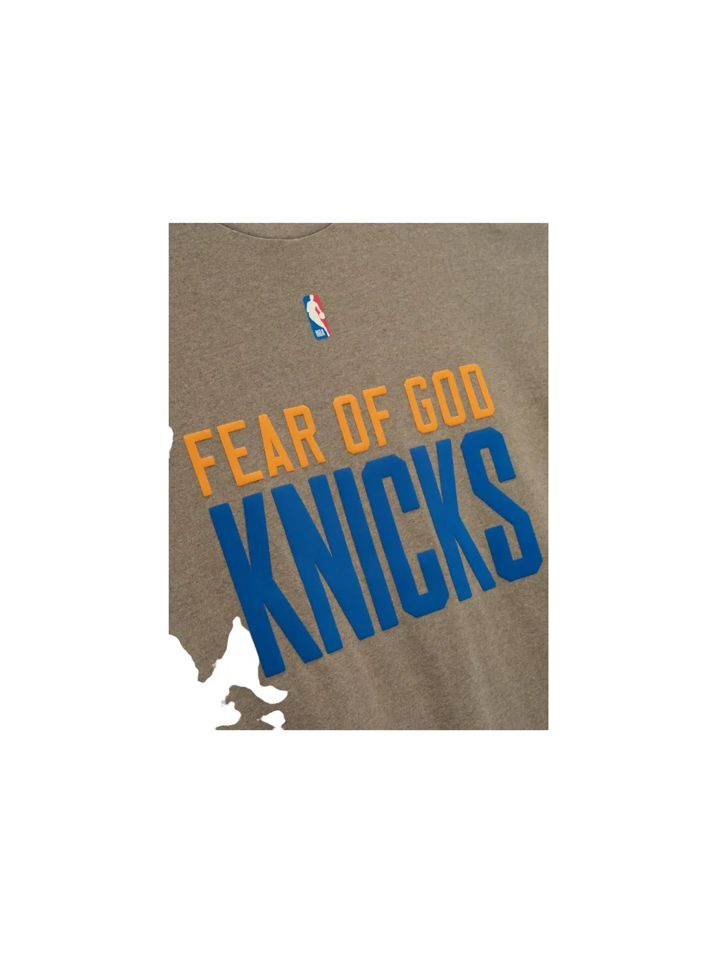 Мужская футболка с принтом Knicks 90s Tee Fear of God, Homestead Heather — изображение 3 из 3