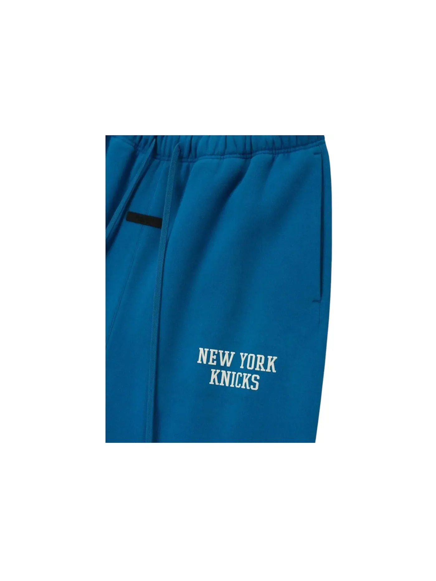 Мужские спортивные штаны с логотипом Fear of God Essentials Knicks Lounge Sweatpant — изображение 3 из 3, синий