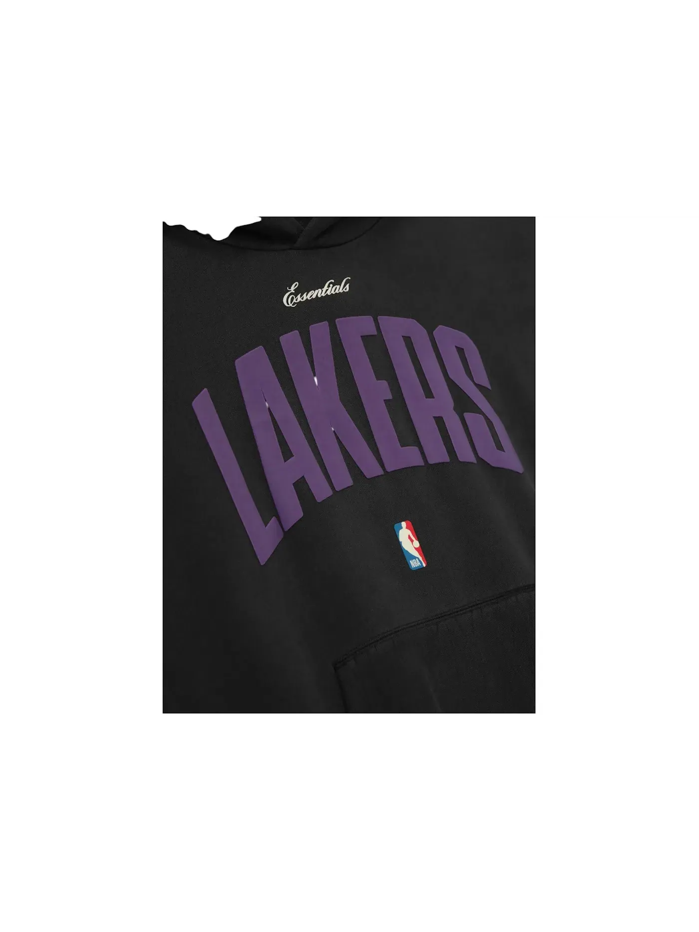 Мужской худи с принтом Lakers 90s Hoodie Fear of God — изображение 3 из 3, черный
