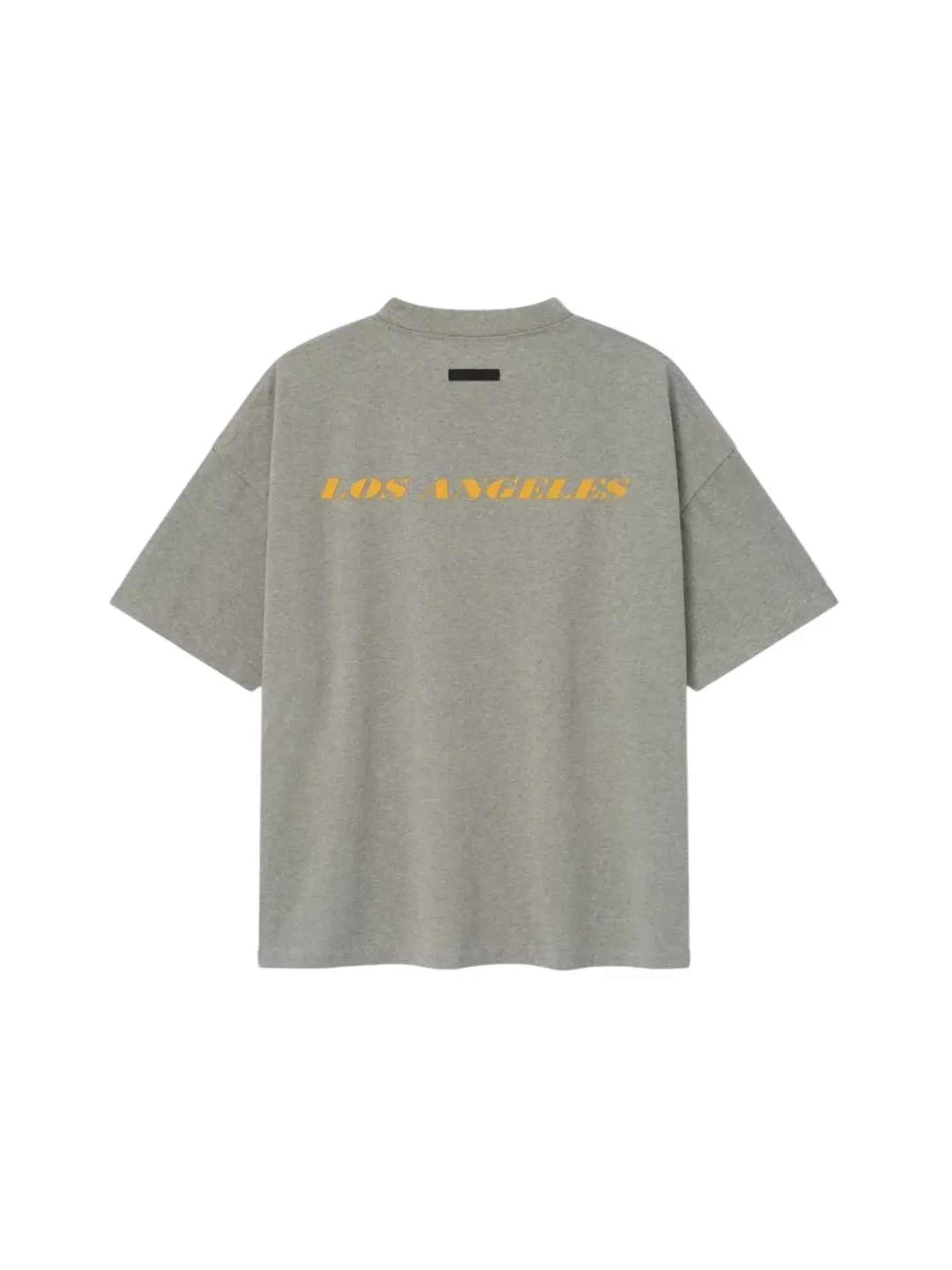 Мужская футболка с принтом Fear of God Essentials Lakers 90's Tee, Concrete Heather — изображение 2 из 2