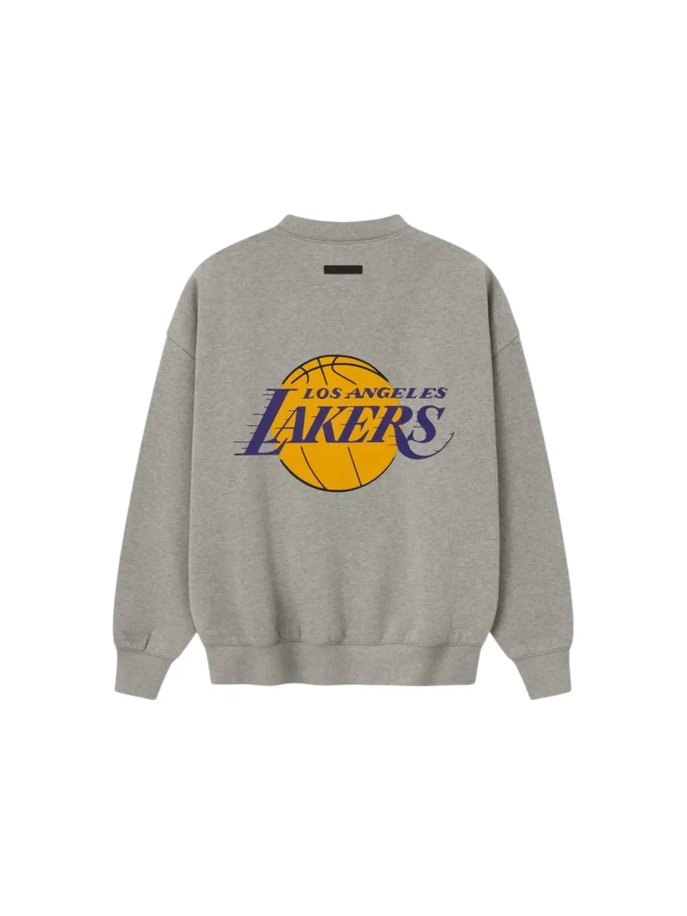 Мужской свитшот с длинным рукавом Crewneck Fear of God, Concrete Heather — изображение 2 из 3
