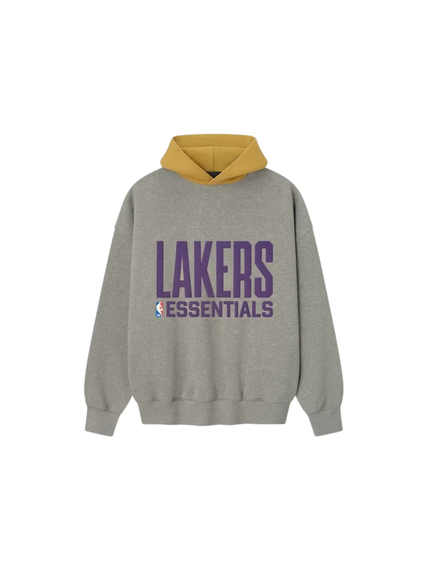 Мужской худи с принтом Lakers Fear of God Essentials — изображение 1 из 2, коричневый
