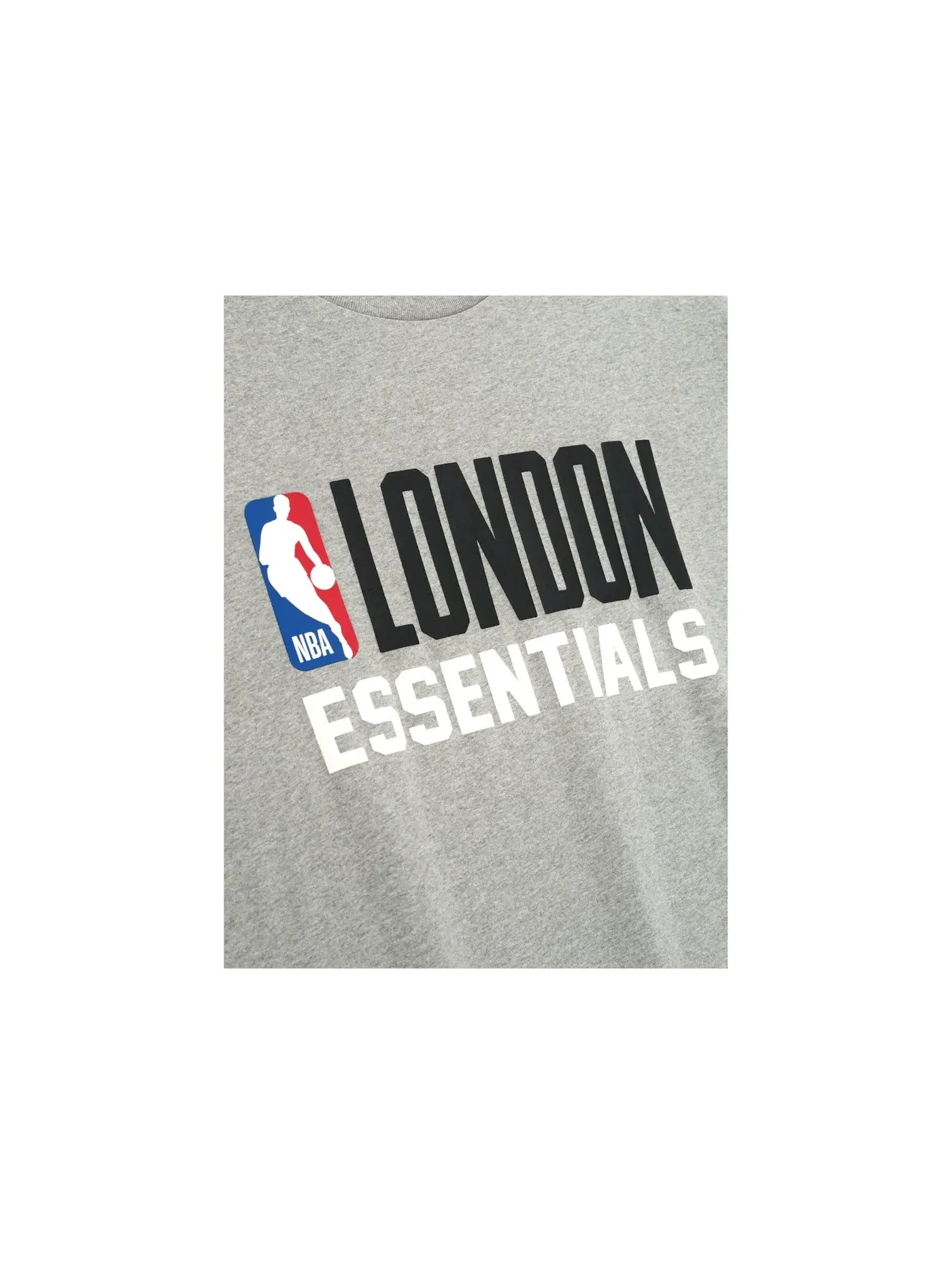 Мужская футболка с принтом London 90s Fit Tee Fear of God, Concrete Heather — изображение 1 из 2