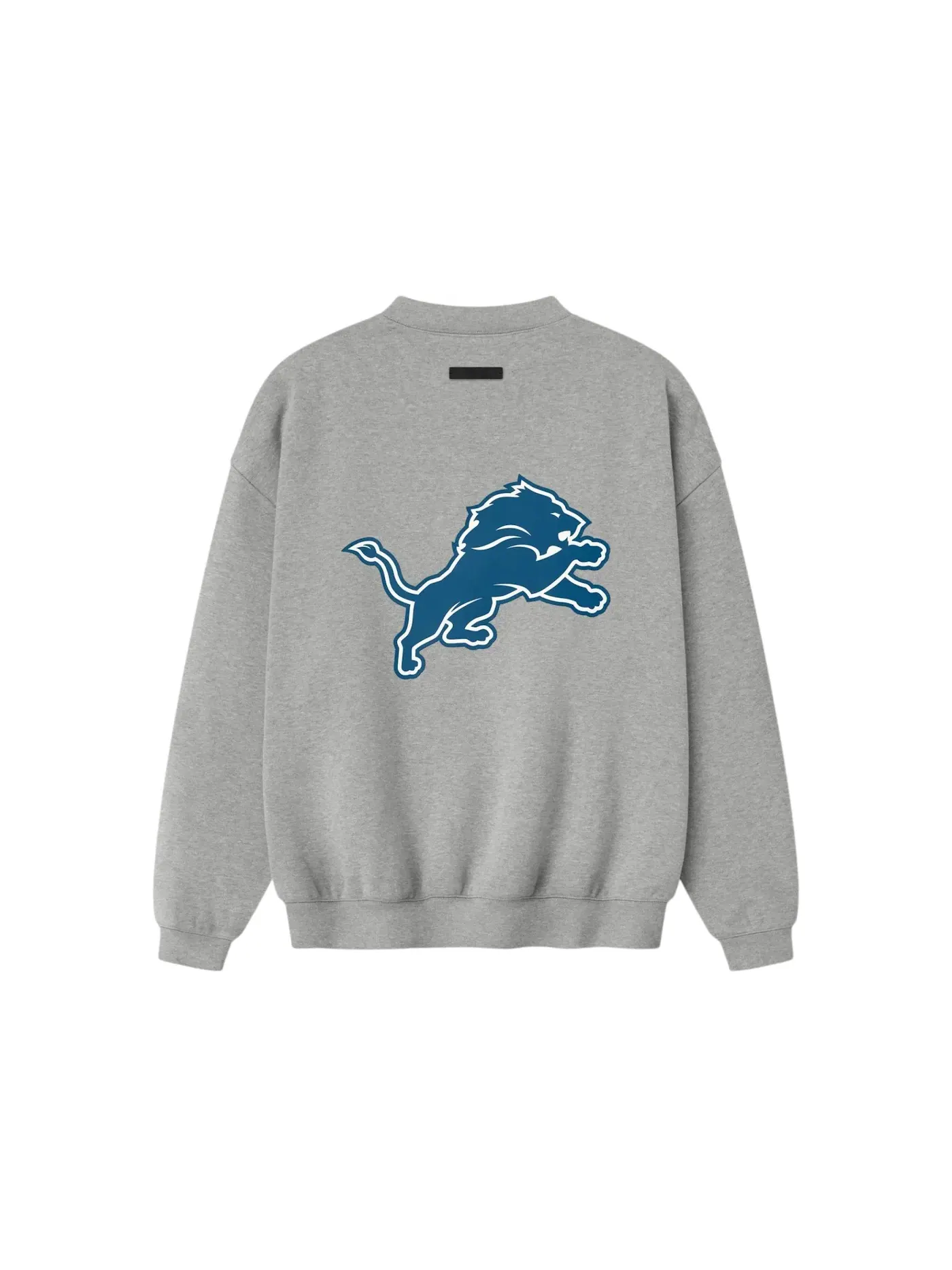 Мужской свитшот с принтом Fear of God Essentials Lions Sport Crewneck, Concrete Heather — изображение 2 из 2