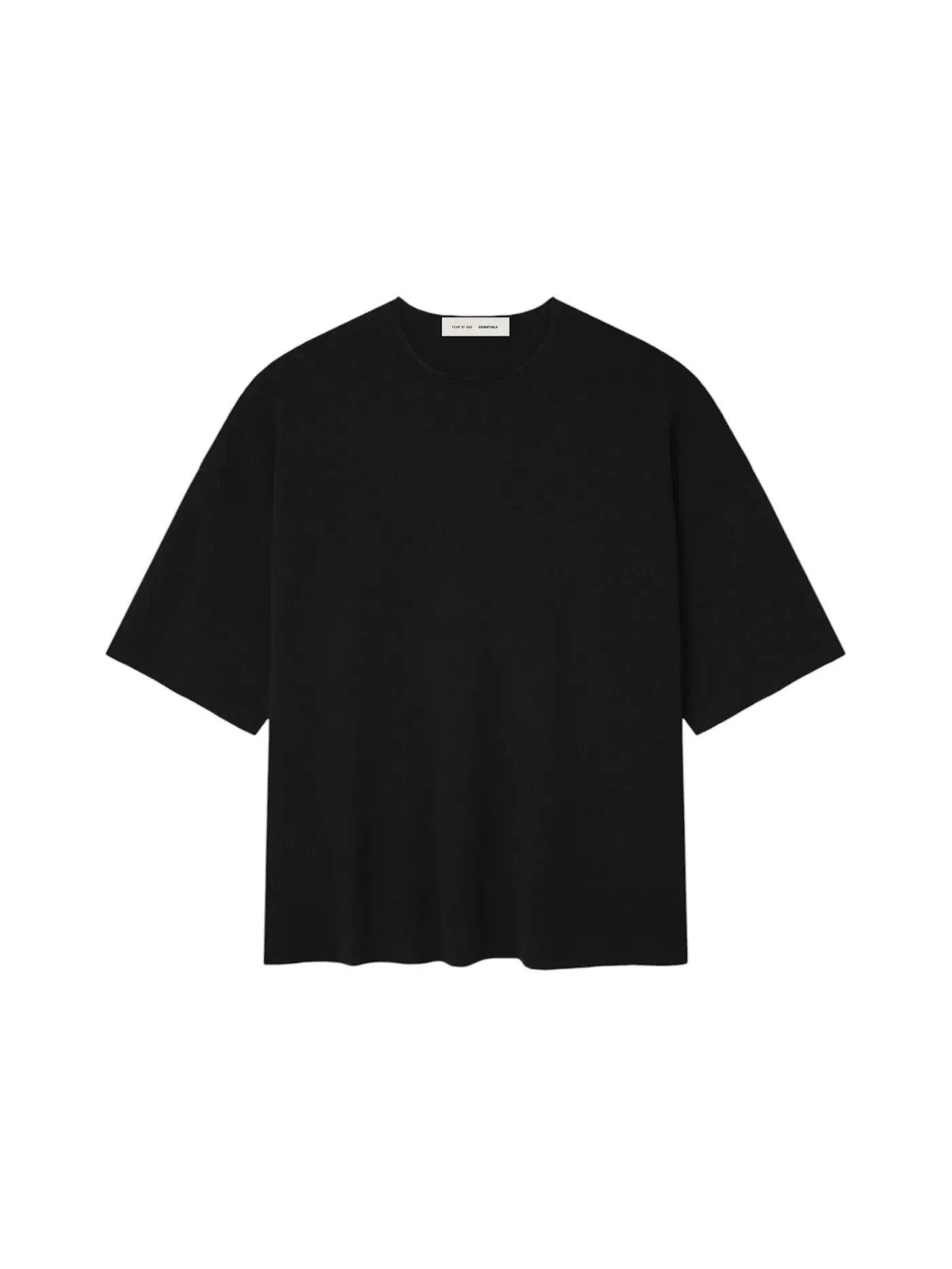 Мужская футболка с длинным рукавом из мериноса Fear of God Tee — изображение 1 из 1, черный
