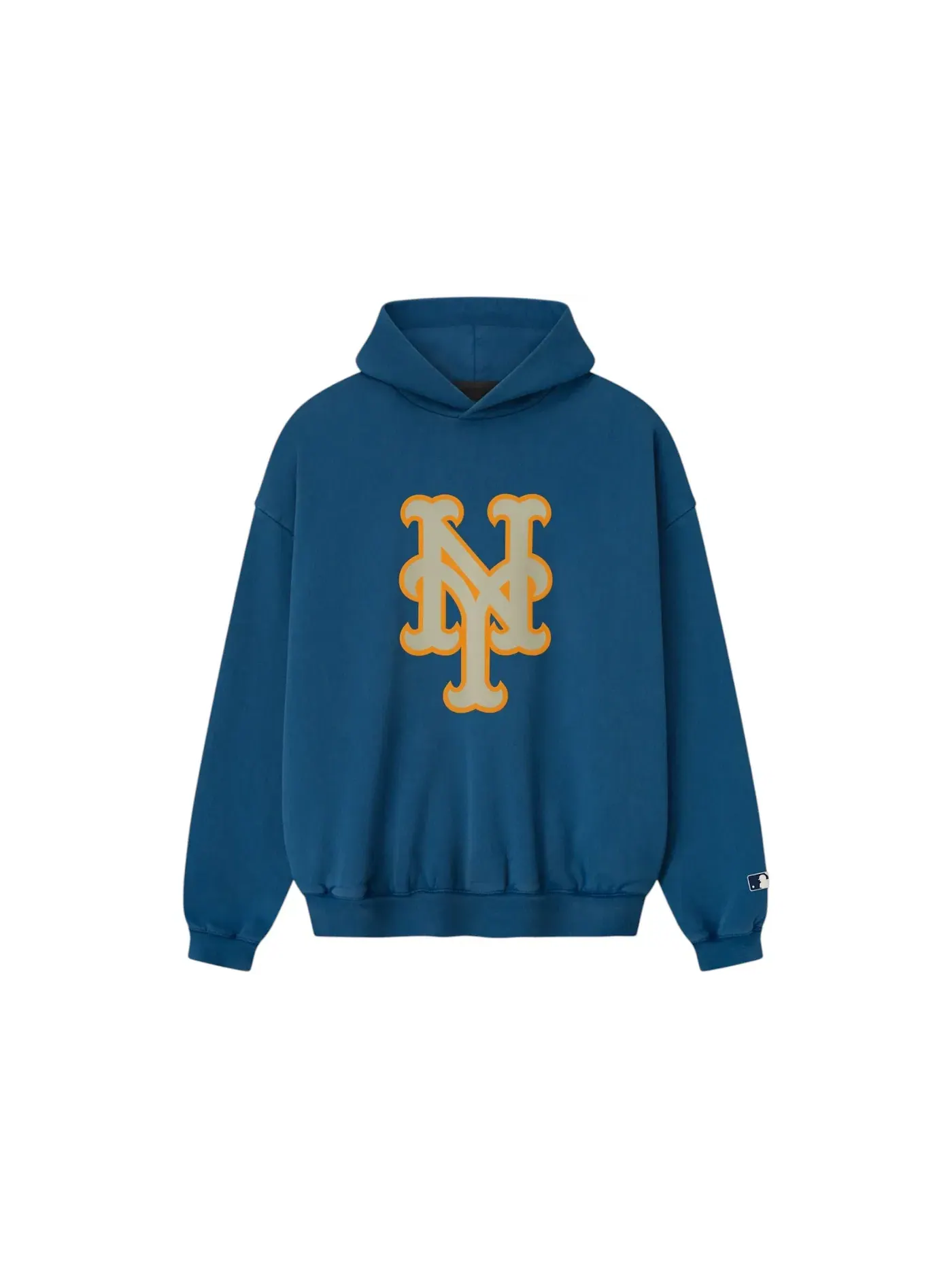 Мужской худи с принтом Fear of God Essentials Mets Sport Hoodie — изображение 1 из 2, синий