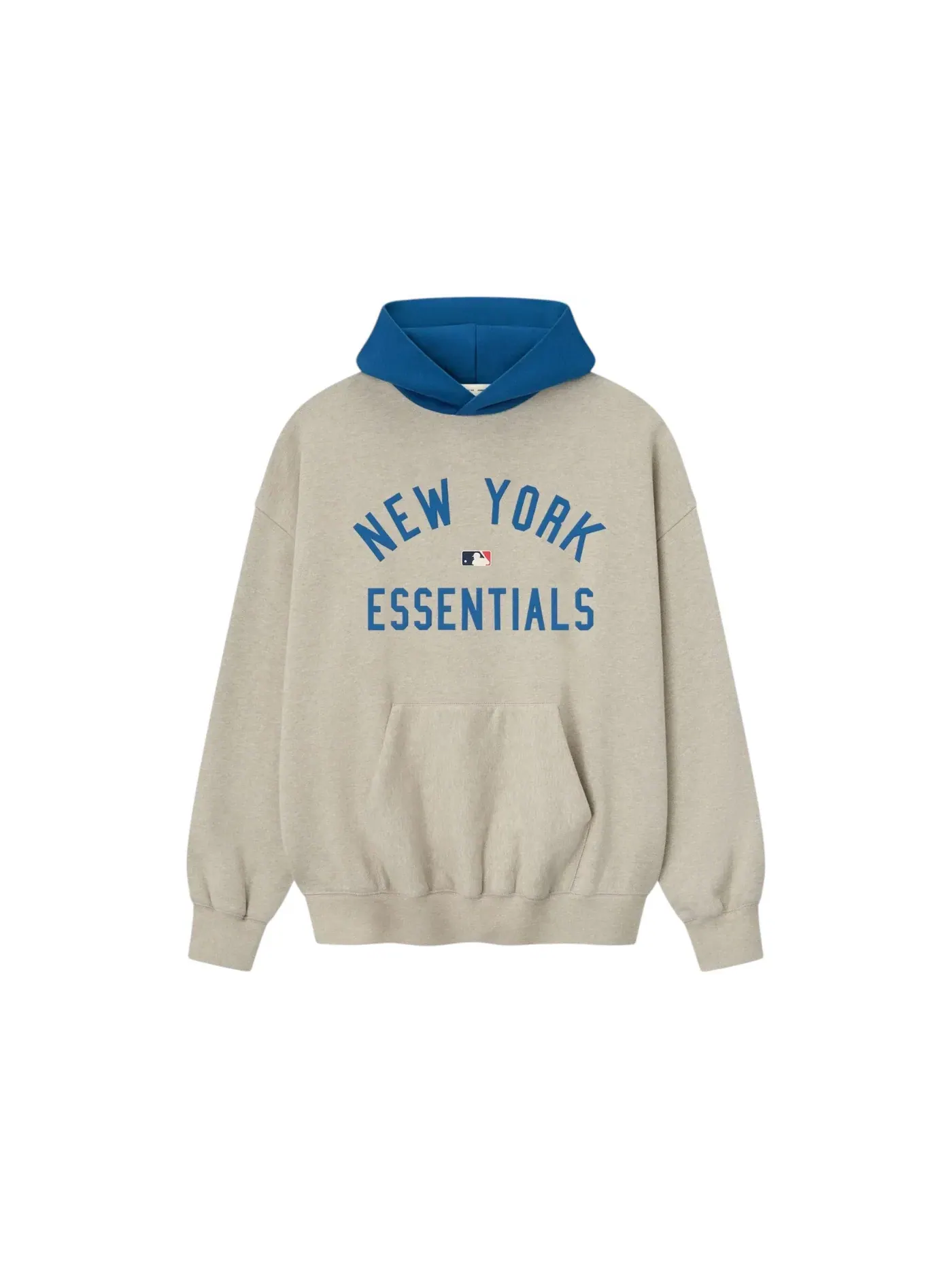 Мужской худи с принтом Fear of God Essentials Mets Sport Hoodie — изображение 1 из 2, синий