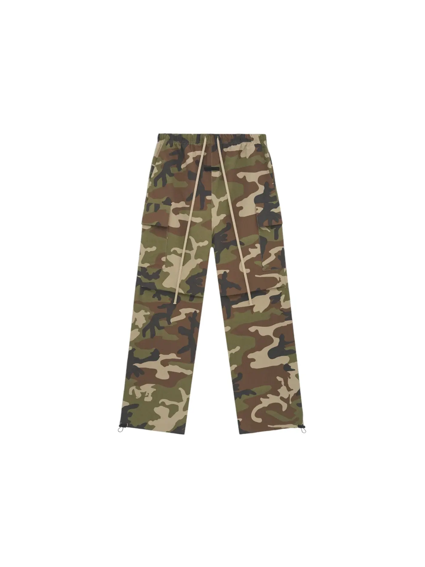 Мужские военные брюки с принтом Fear of God Essentials Military Nylon Field Pant, Woodland Camo — изображение 1 из 1