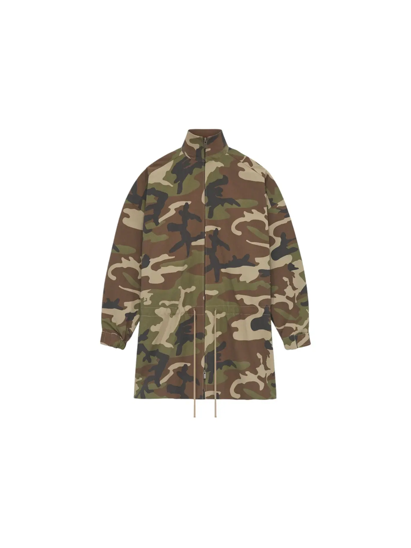 Мужская куртка-ветровка Military Nylon Mockneck Anorak Fear of God, Woodland Camo — изображение 1 из 1