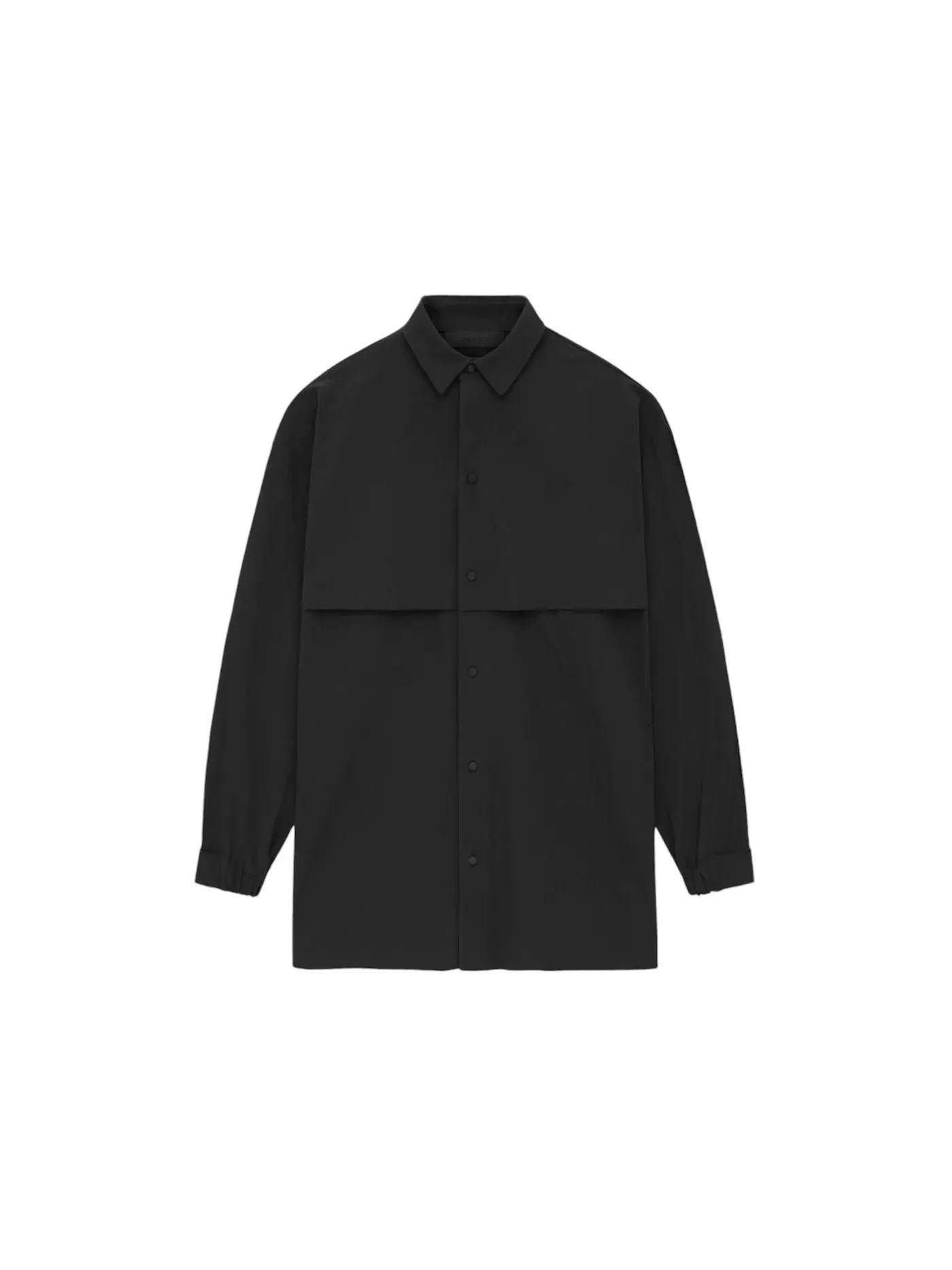 Мужская рубашка-овершерт из нейлона Overshirt Fear of God — изображение 1 из 1, черный