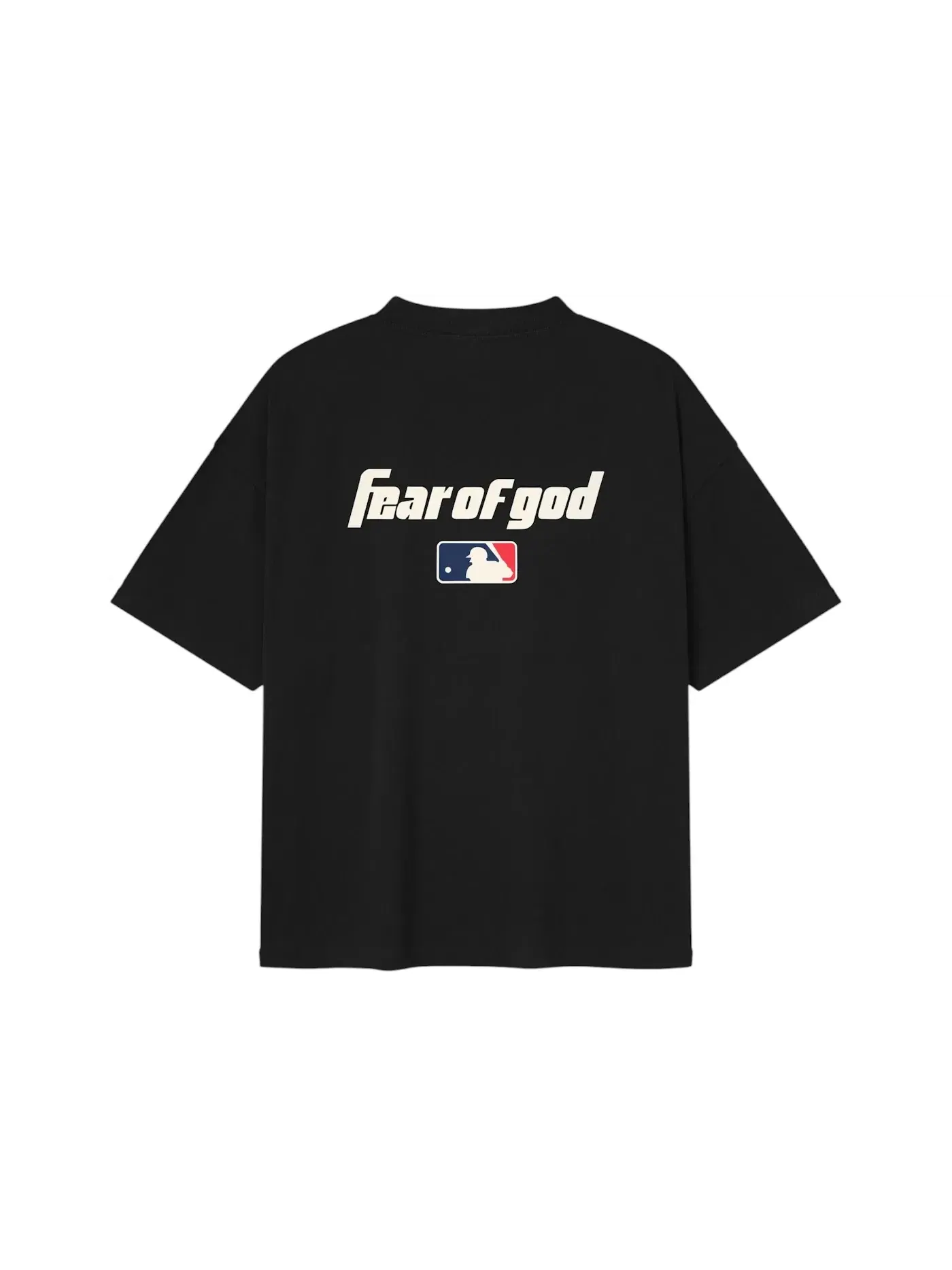 Мужская футболка с принтом Fear of God Essentials MLB 90s Tee Fear of God — изображение 2 из 2, винтажный черный