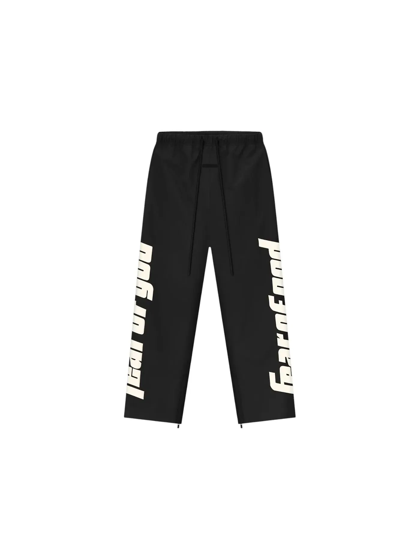 Мужские спортивные штаны из нейлона с принтом Fear of God Essentials MLB Trackpants Fear of God — изображение 1 из 2, черный