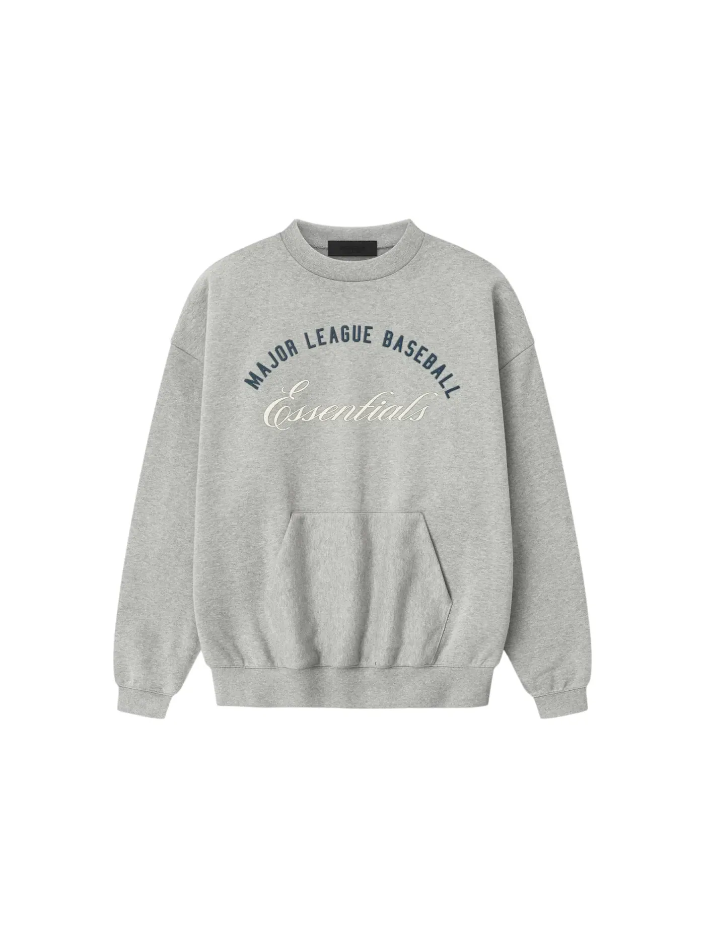 Мужской свитшот с длинным рукавом Fear of God Essentials Crewneck, Concrete Heather — изображение 1 из 2
