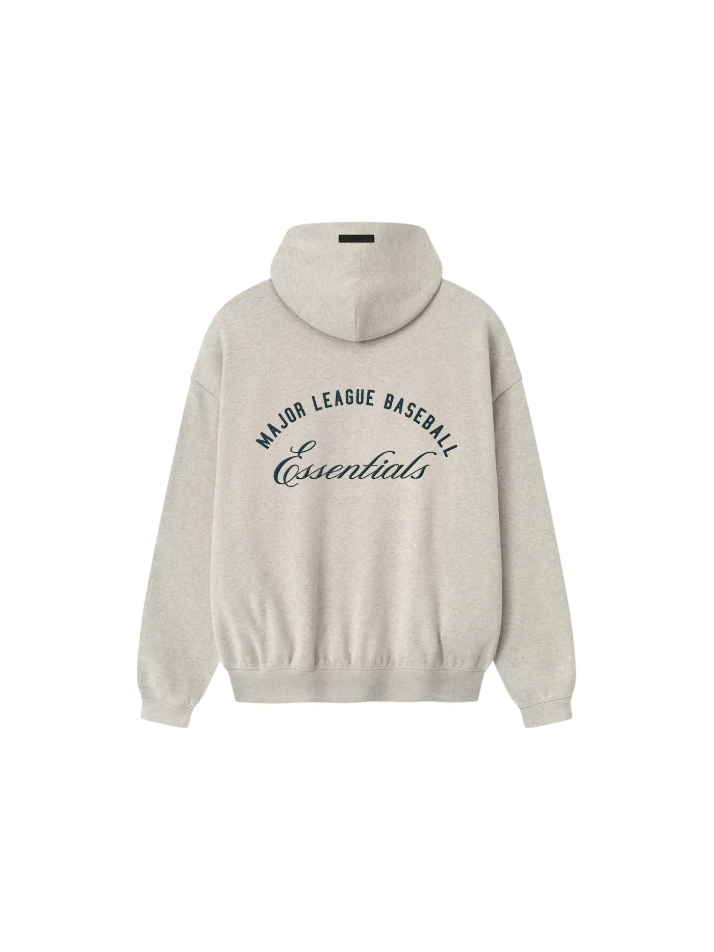 Мужской свитшот с капюшоном с принтом Fear of God Essentials MLB Sport Hoodie, Heather Stone — изображение 2 из 2