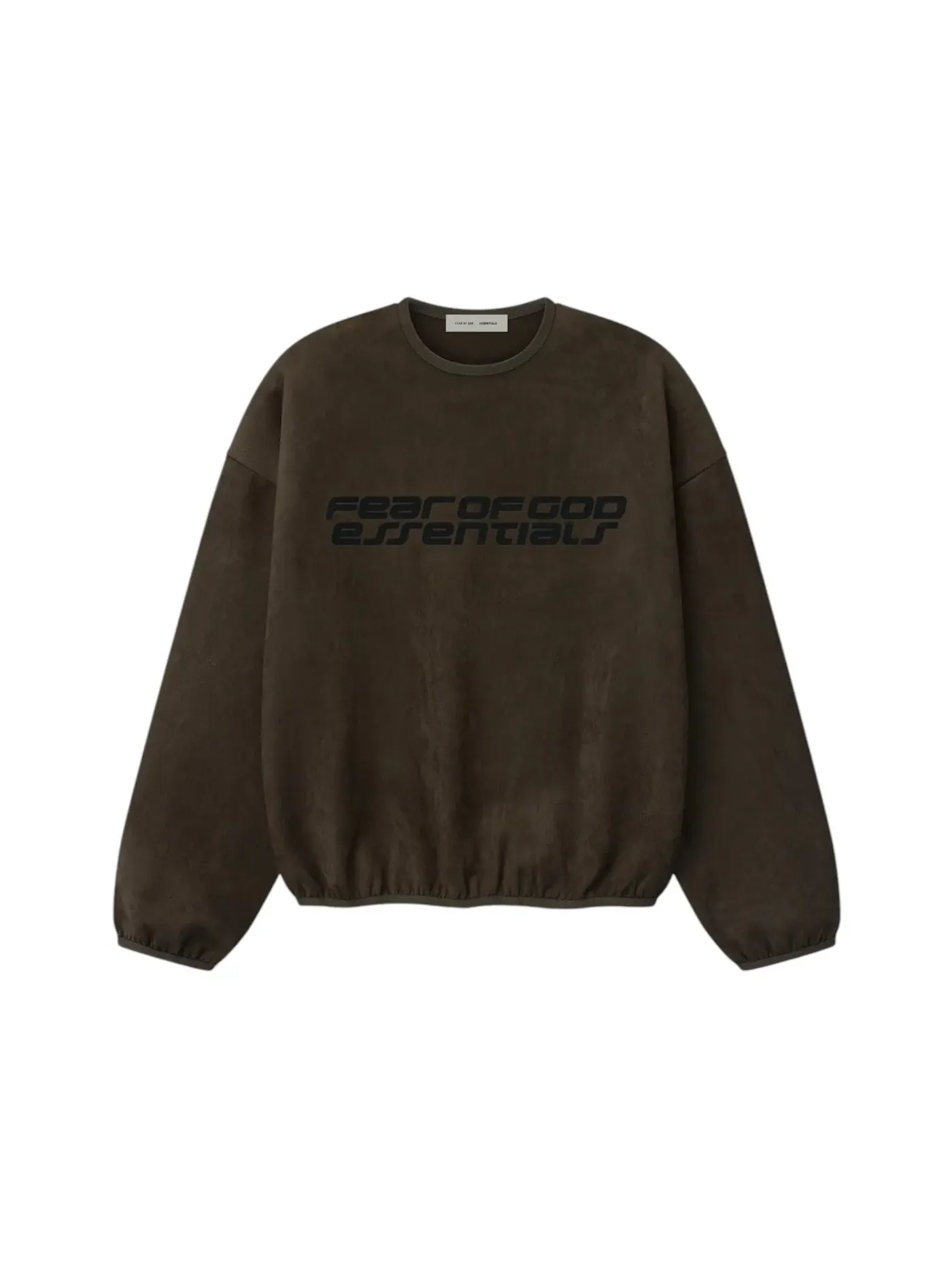 Мужской свитшот с круглым вырезом Fear of God Essentials — изображение 1 из 1, коричневый