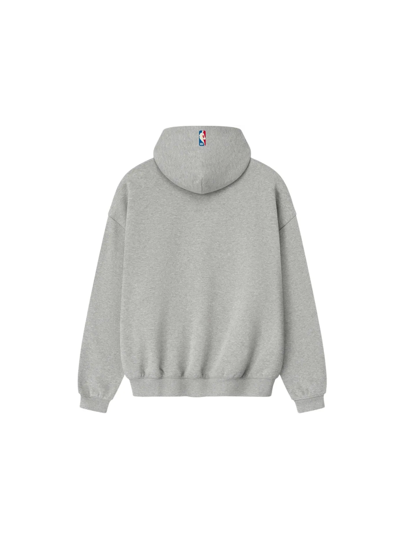Мужское худи с принтом Fear of God Essentials NBA 90s Hoodie Fear of God, Concrete Heather — изображение 2 из 2