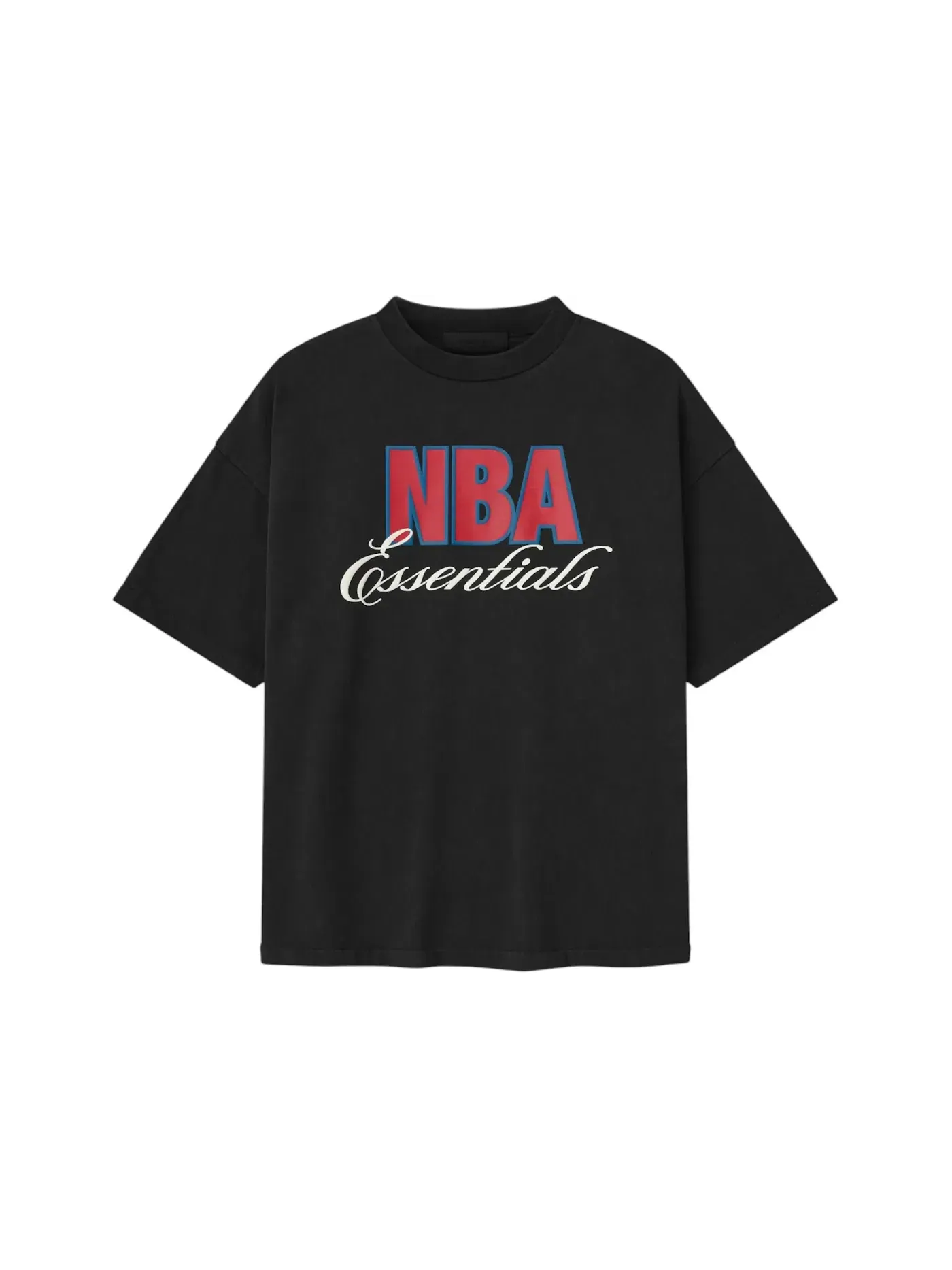 Мужская футболка с принтом Essentials NBA 90's Tee Fear of God — изображение 1 из 2, черный