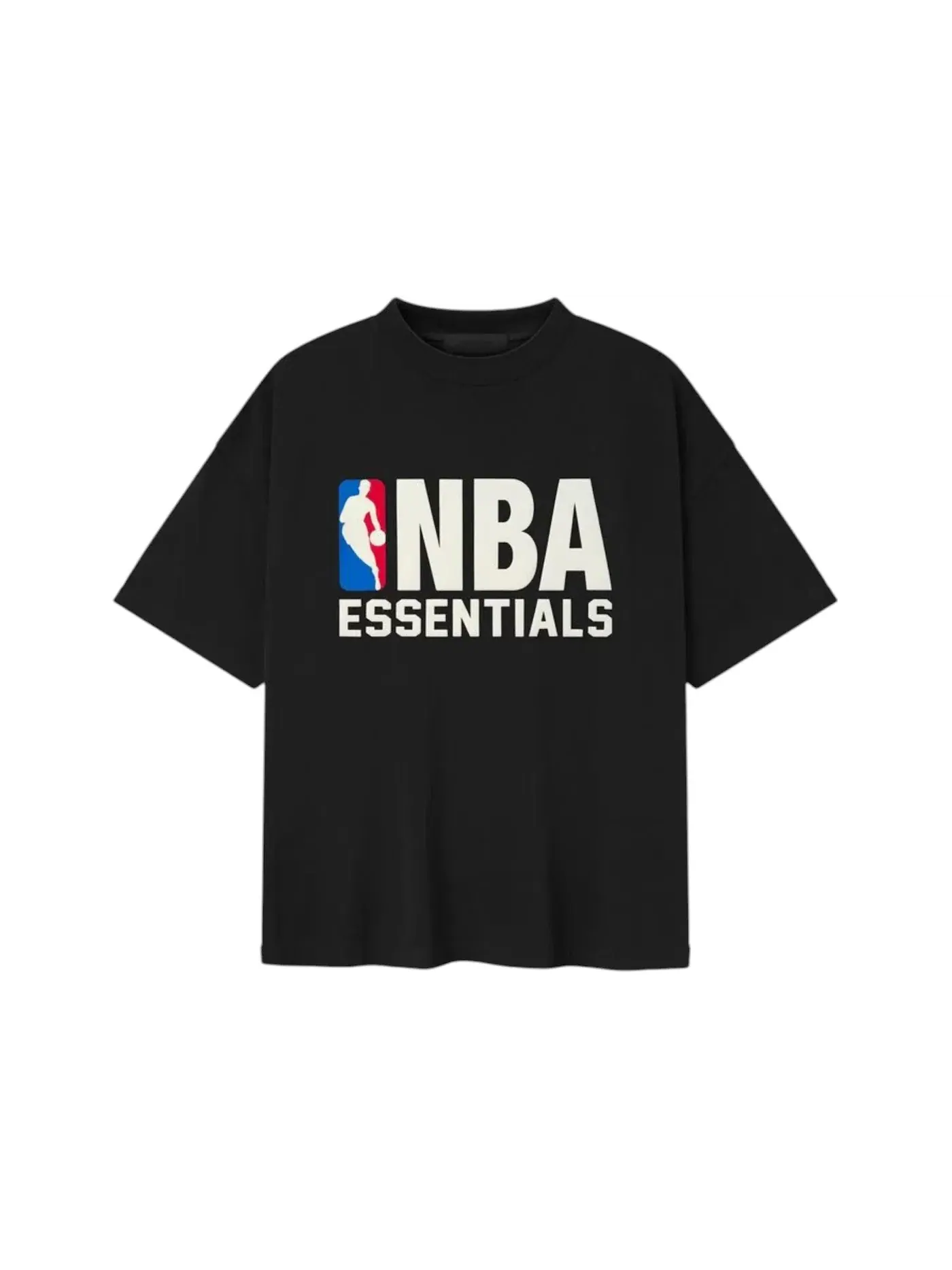 Мужская футболка с принтом Fear of God Essentials NBA 90s Tee Fear of God — изображение 1 из 2, винтажный черный