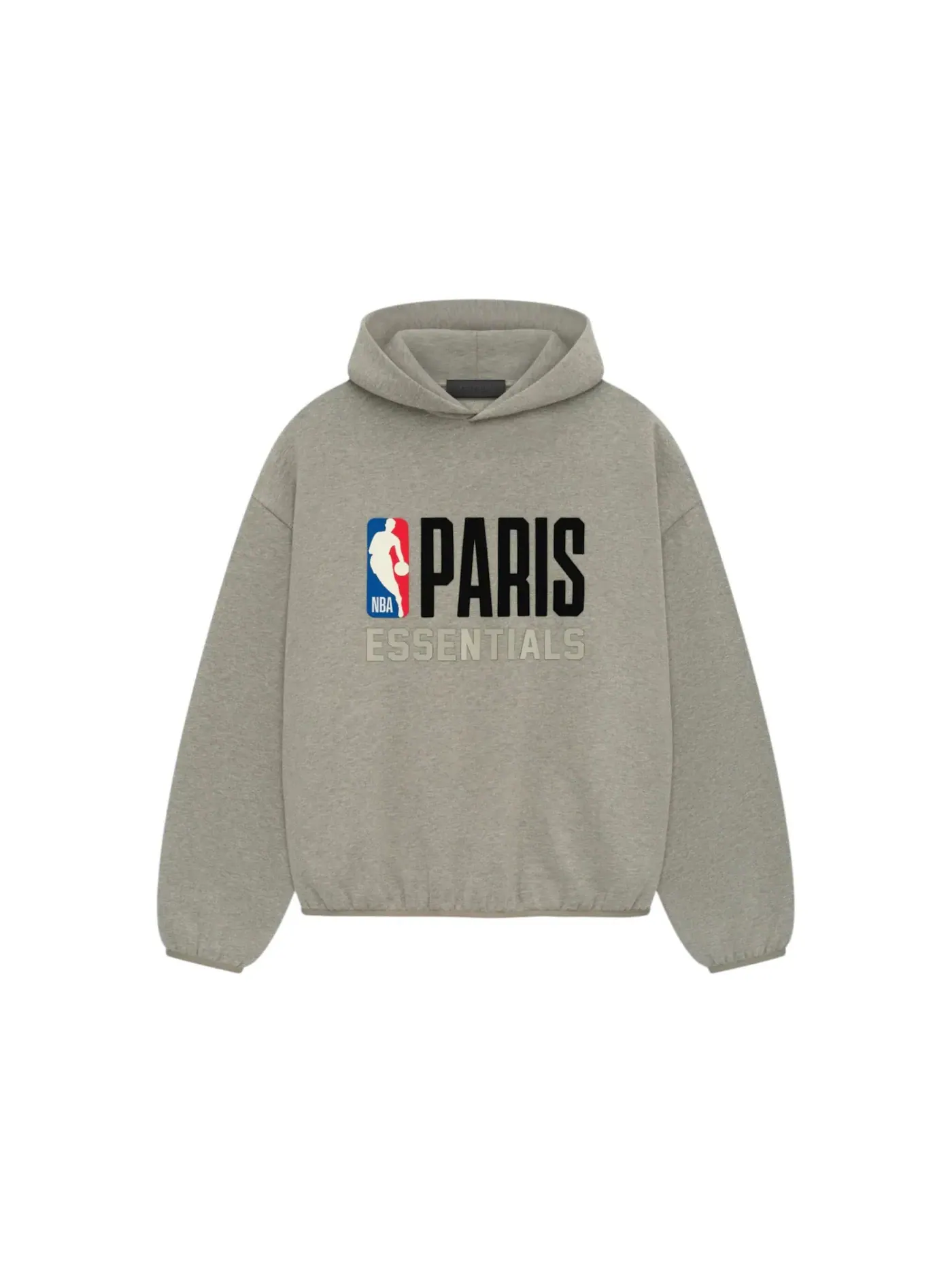 Детский худи с принтом Fear of God Essentials NBA Paris, Warm Heather — изображение 1 из 2