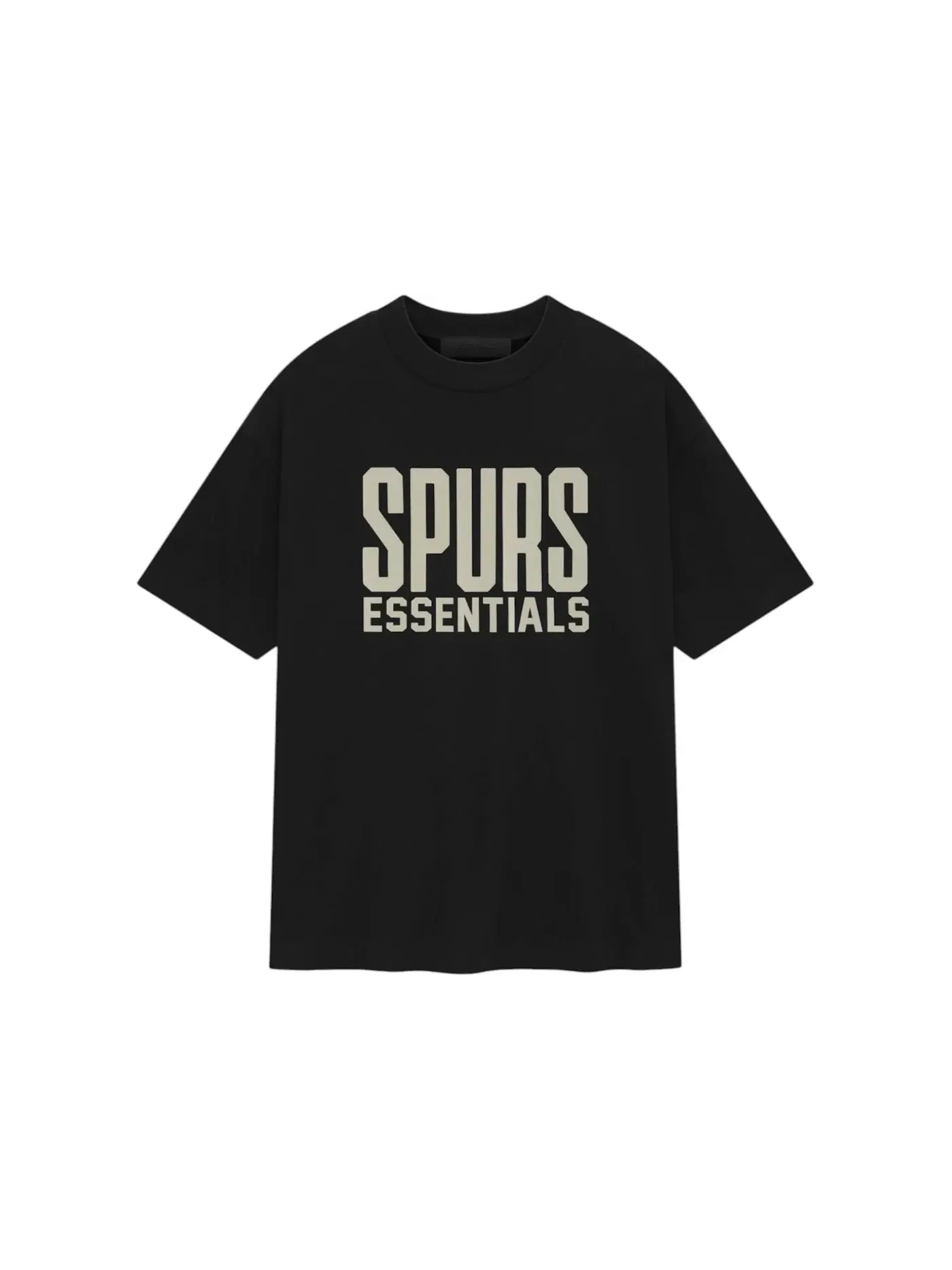 Футболка с принтом Fear of God Essentials NBA Spurs Tee — изображение 1 из 2, черный