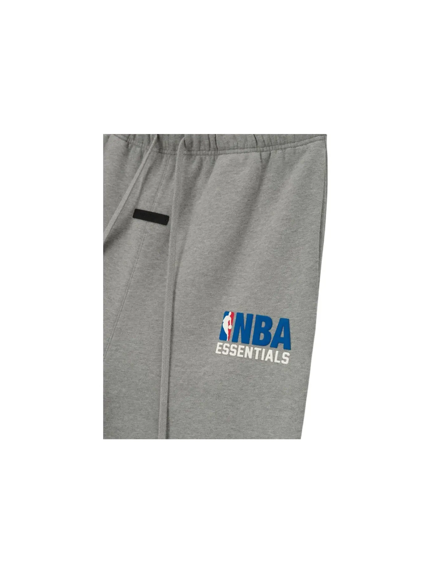 Мужские спортивные штаны с принтом Fear of God Essentials NBA Tearaway Sweatpant, Concrete Heather — изображение 3 из 3