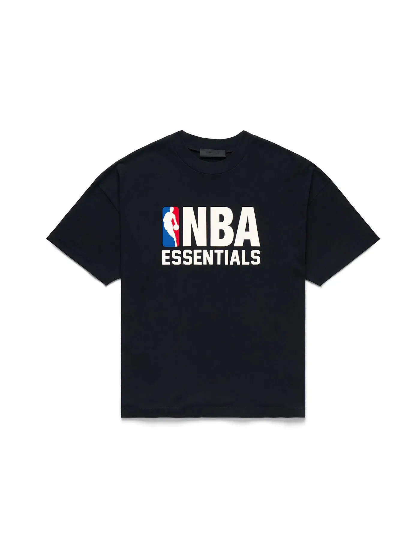 Мужская футболка с принтом Fear of God Essentials NBA Tee Fear of God — изображение 1 из 5, черный