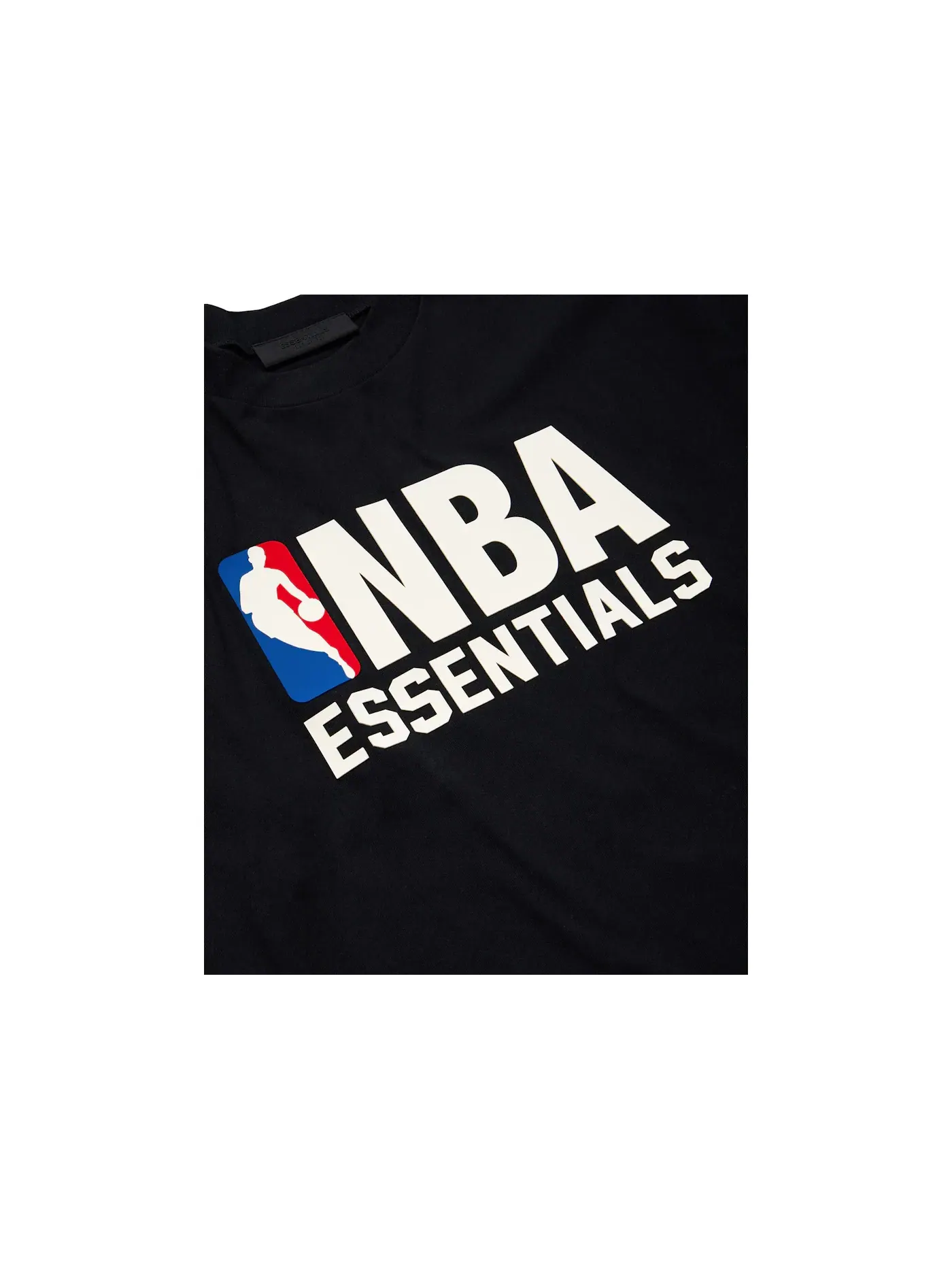 Мужская футболка с принтом Fear of God Essentials NBA Tee Fear of God — изображение 2 из 5, черный