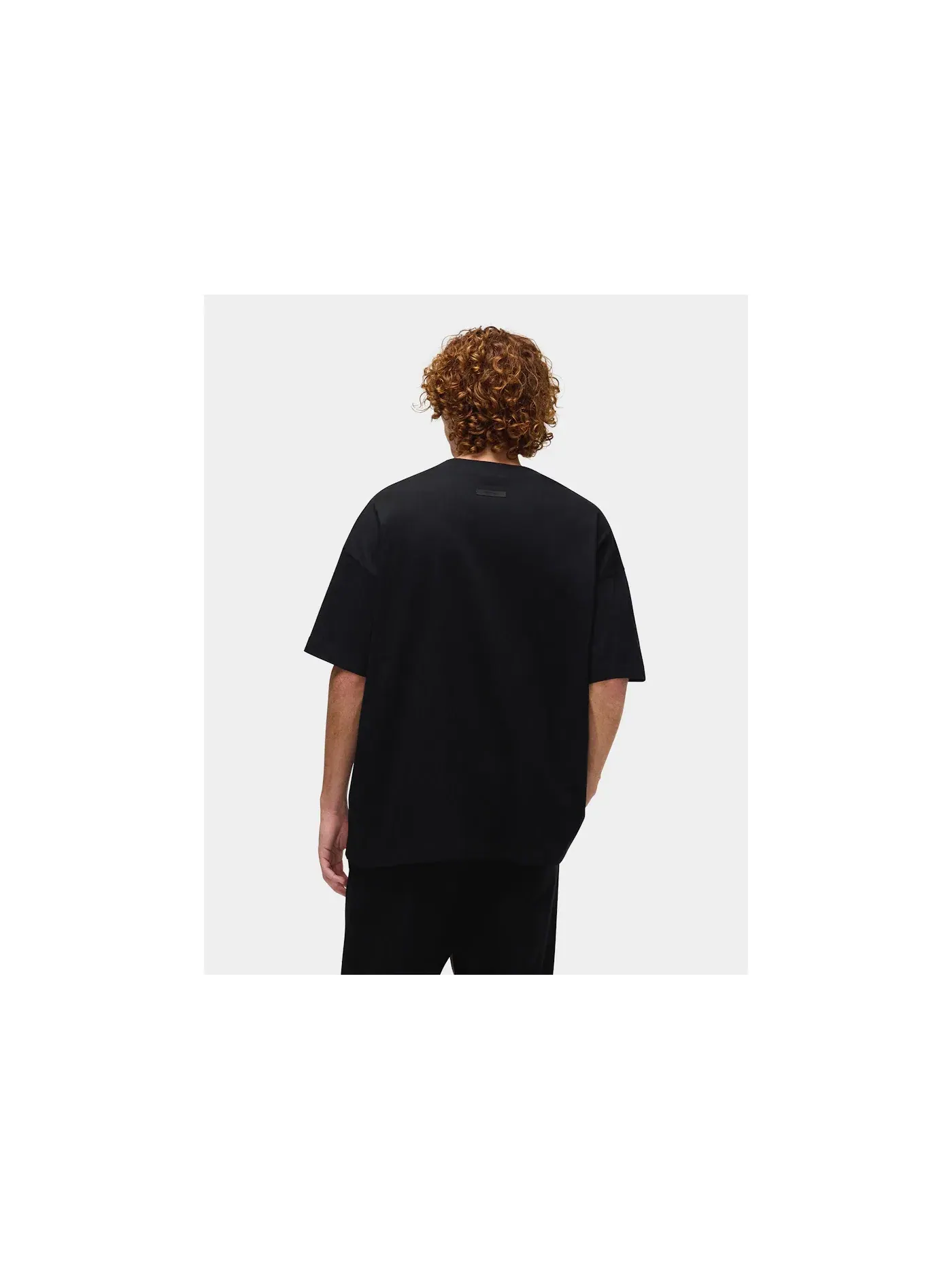 Мужская футболка с принтом Fear of God Essentials NBA Tee Fear of God — изображение 4 из 5, черный