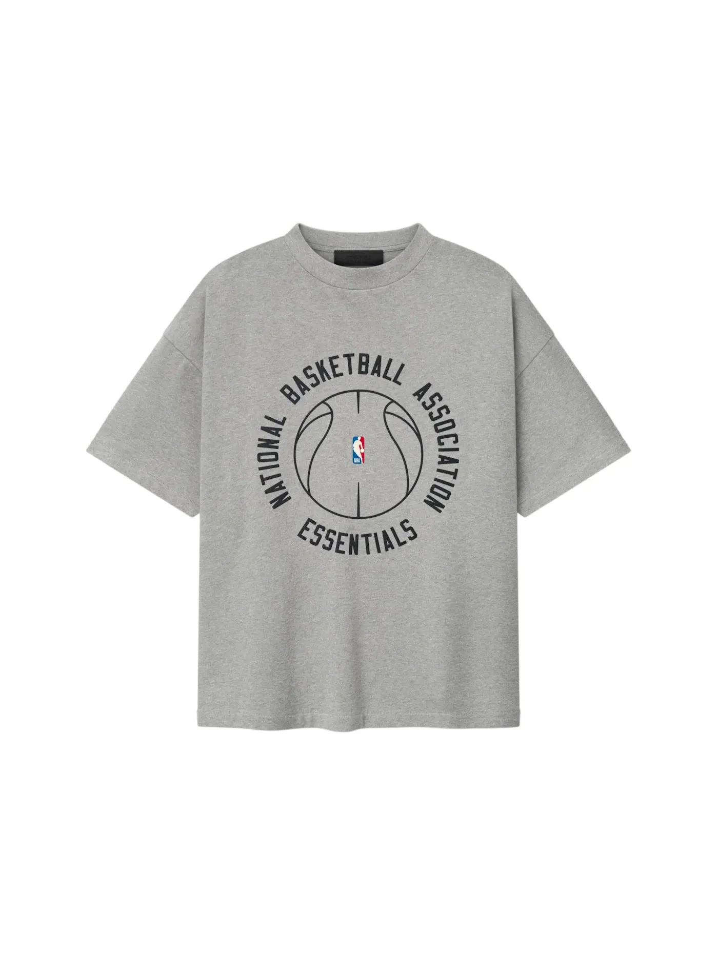 Детская футболка с принтом Fear of God Essentials NBA x Barkley Hendricks 90S Tee, Concrete Heather — изображение 1 из 2