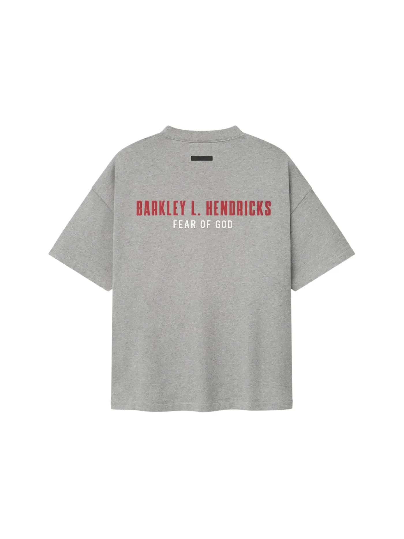 Детская футболка с принтом Fear of God Essentials NBA x Barkley Hendricks 90S Tee, Concrete Heather — изображение 2 из 2