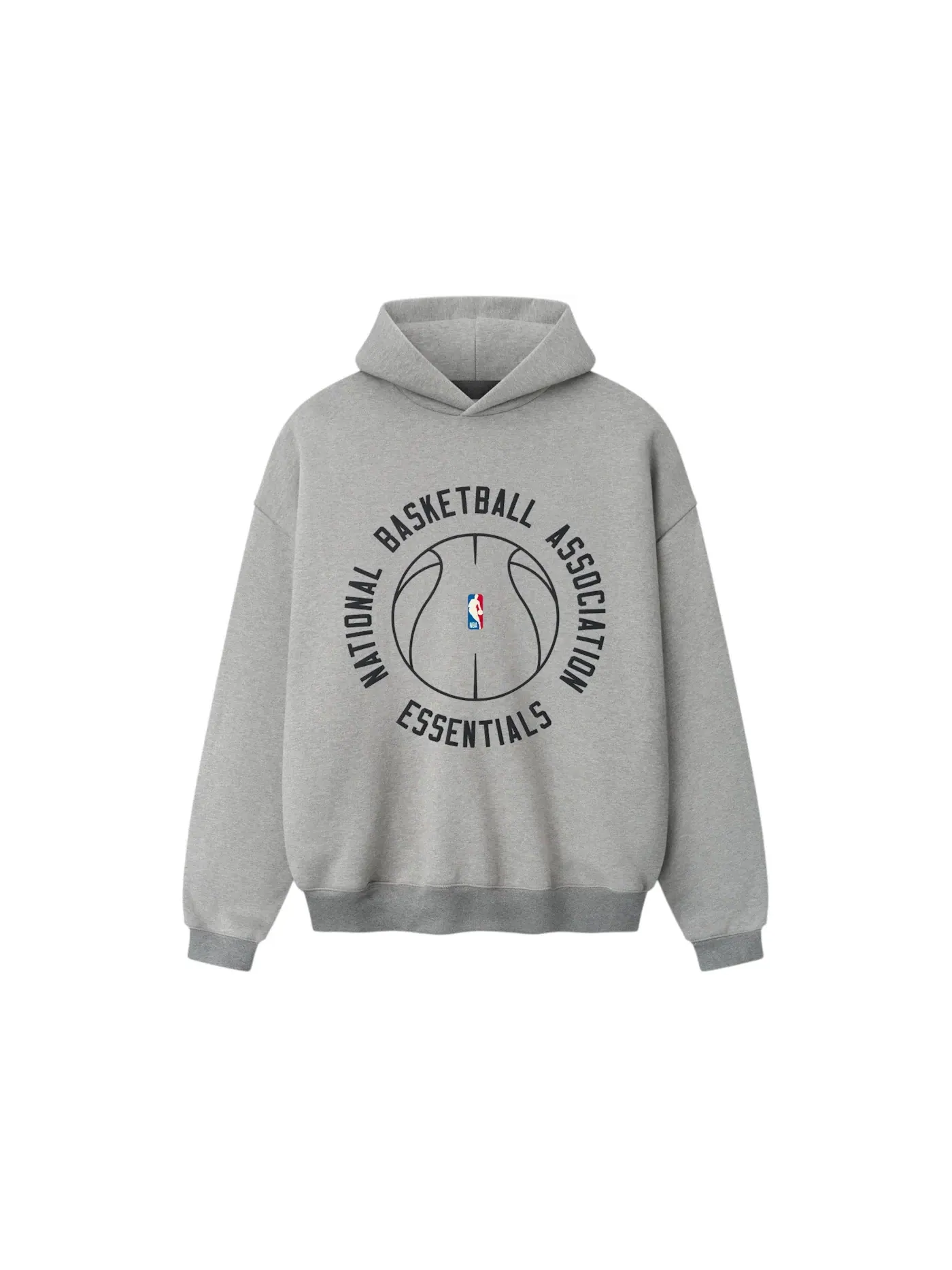 Детский худи Fear of God Essentials NBA x Barkley Hendricks 90s Hoodie, Concrete Heather — изображение 1 из 2