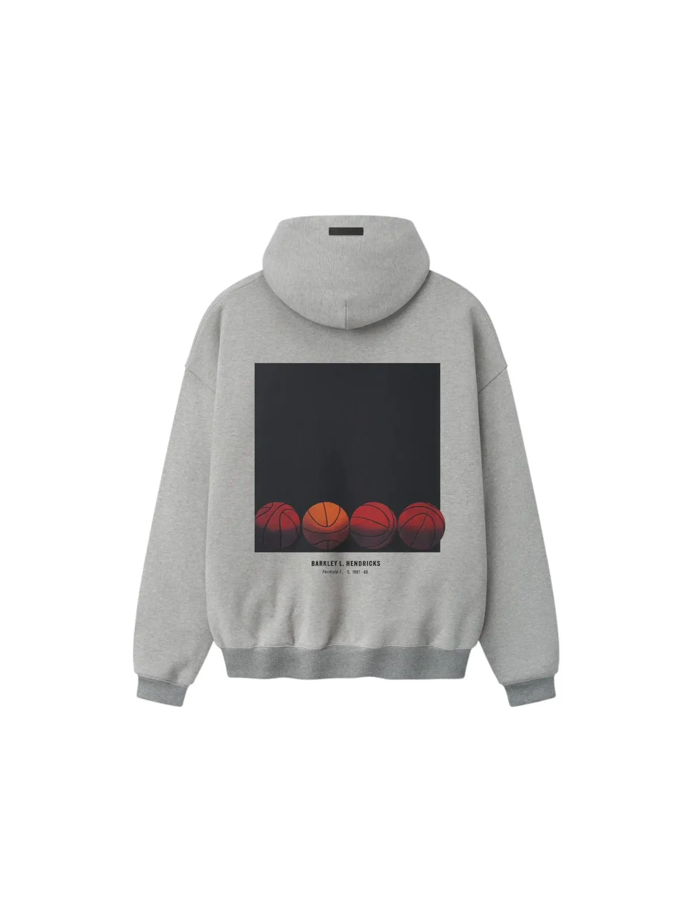 Детский худи Fear of God Essentials NBA x Barkley Hendricks 90s Hoodie, Concrete Heather — изображение 2 из 2