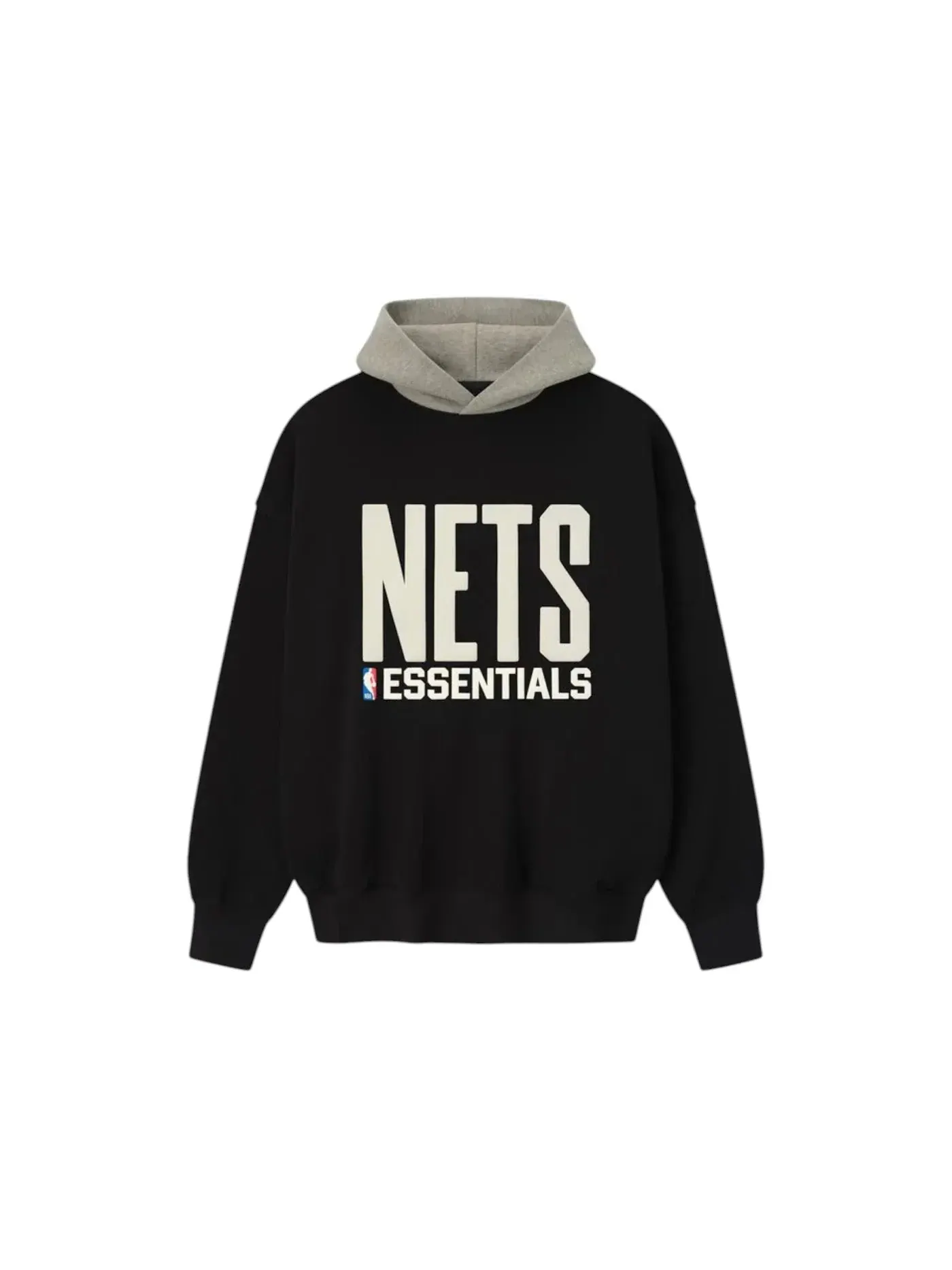Мужской худи с принтом Nets Sport Fear of God — изображение 1 из 2, черный