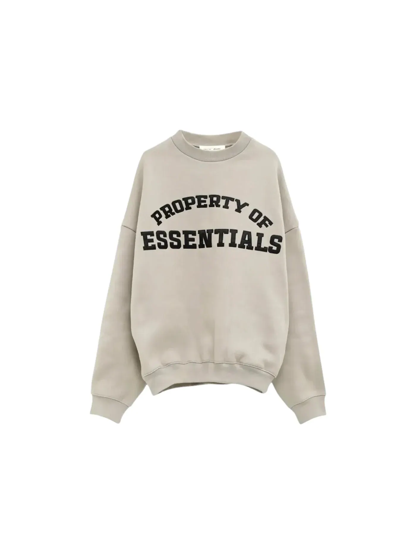 Мужской свитшот с длинным рукавом Fear of God Essentials Property Lounge Crewneck Sweatshirt — изображение 1 из 1, серый