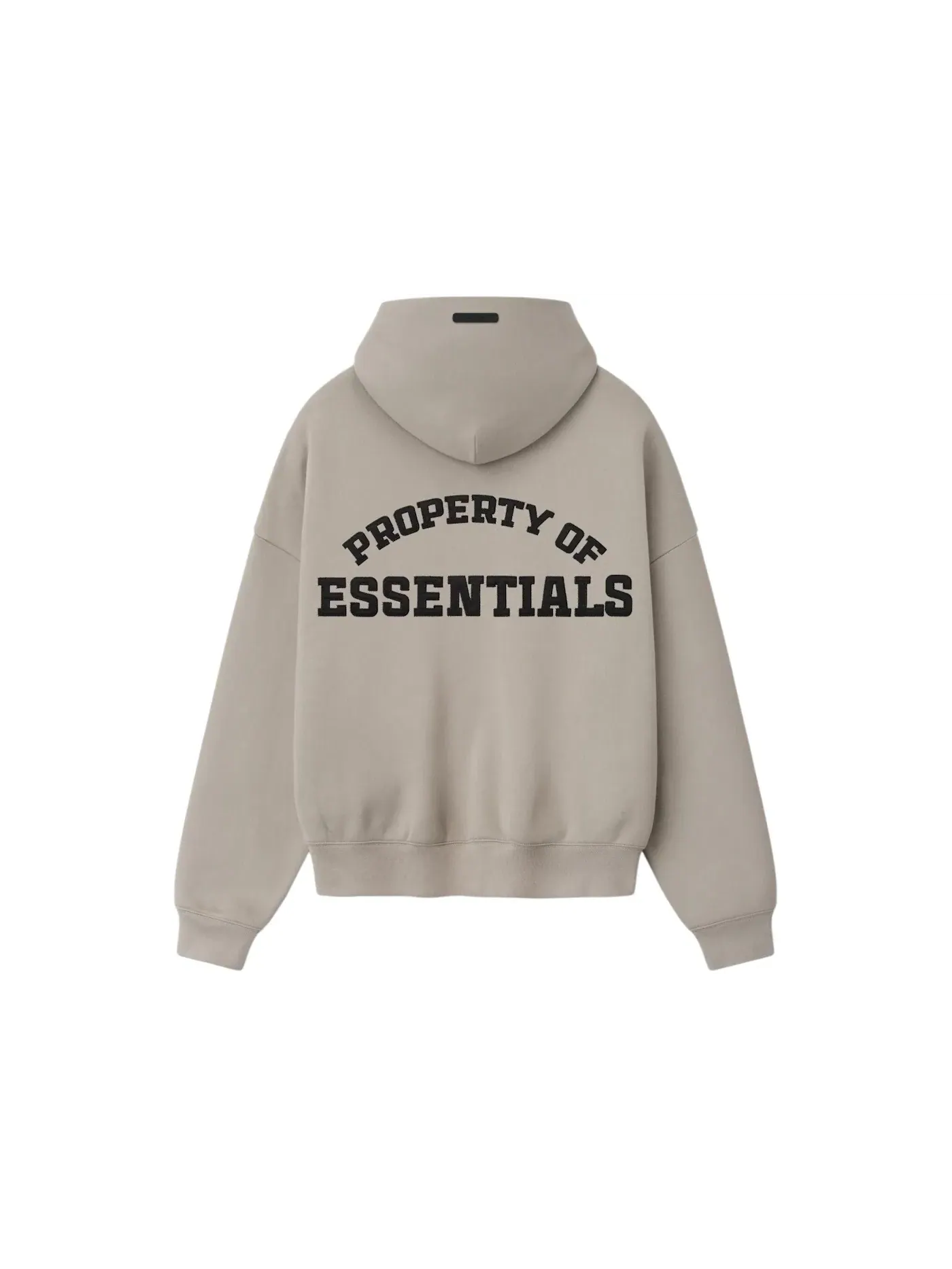 Мужской полузамок худи Fear of God Essentials Property Lounge Half Zip Hoodie — изображение 2 из 2, серый