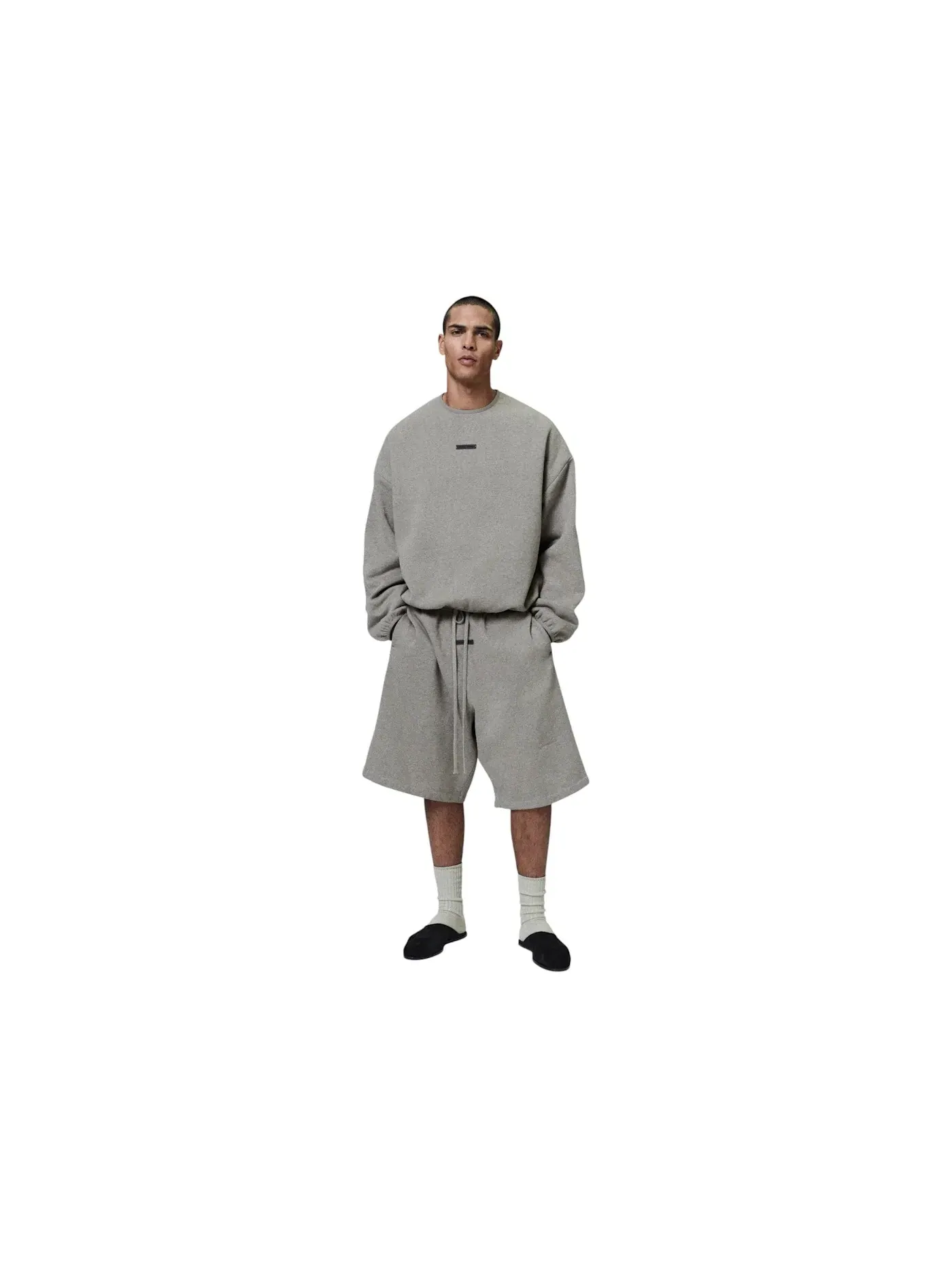 Мужские шорты свободного кроя с принтом Sweatshort Fear of God, Homestead Heather — изображение 1 из 2