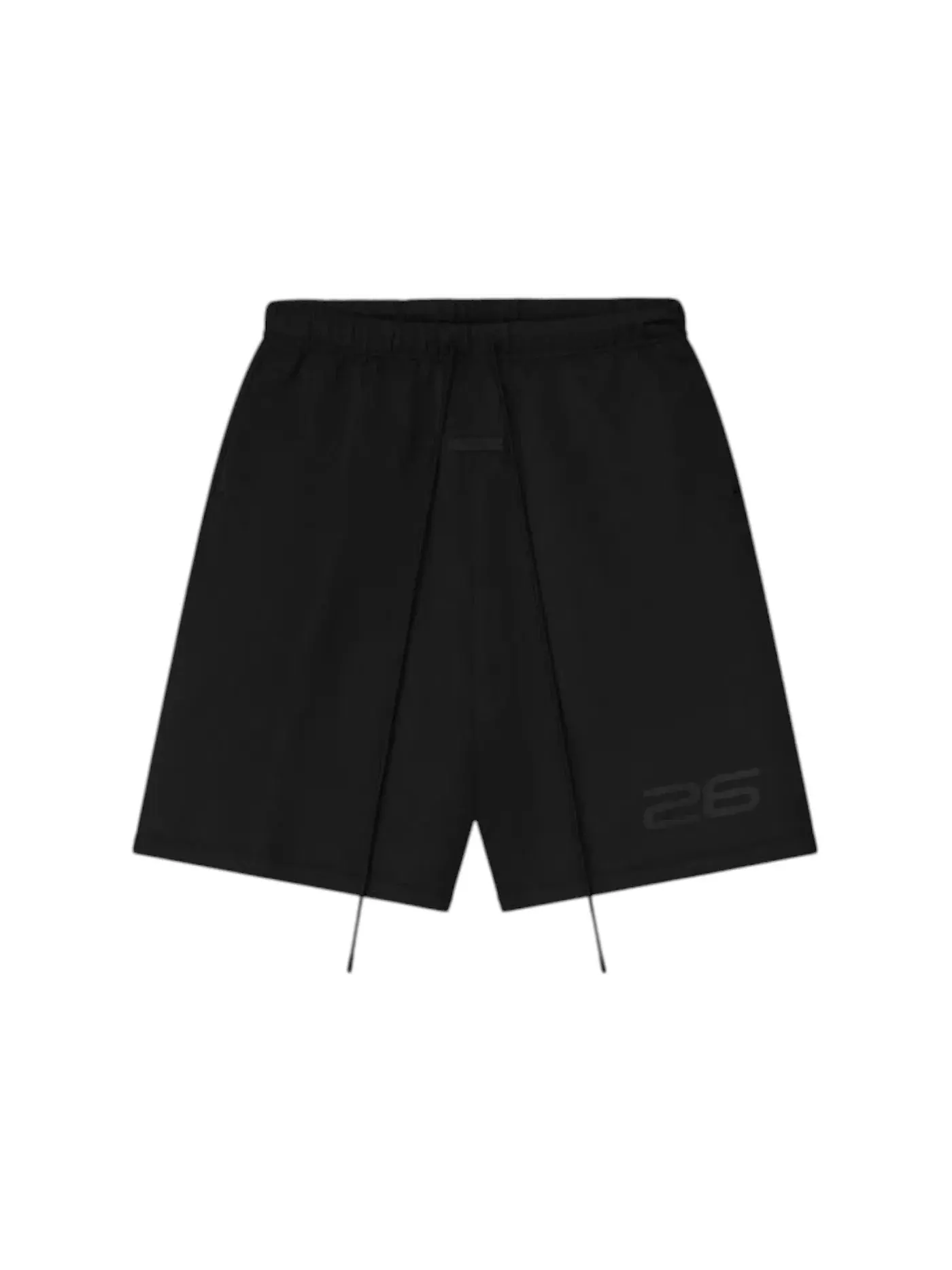 Мужские шорты из сатина Fleece Relaxed Sweatshort Fear of God — изображение 1 из 3, винтажный черный