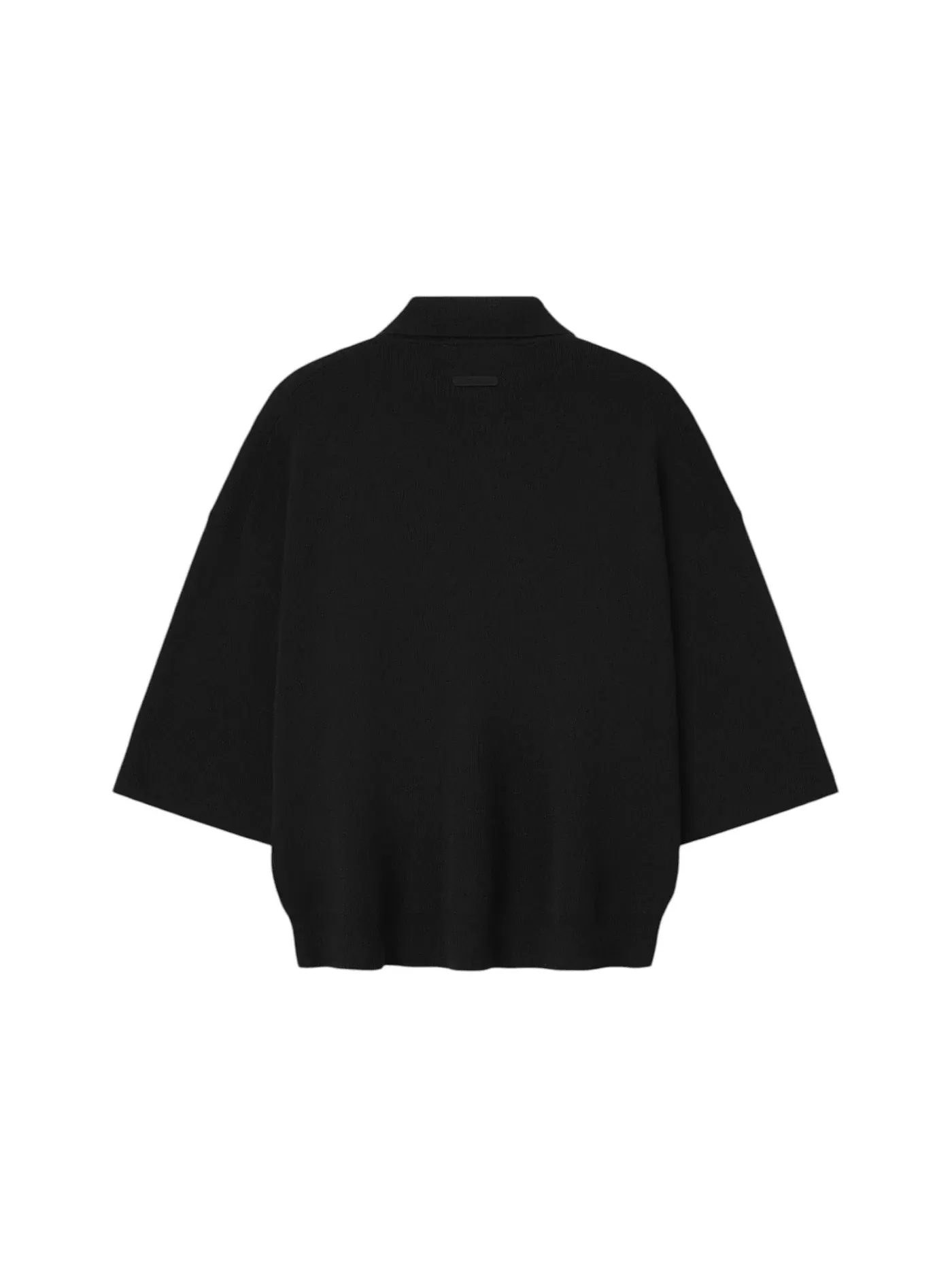 Мужское поло из трикотажа с принтом 3/4 рукав Polo Fear of God — изображение 2 из 2, винтажный черный