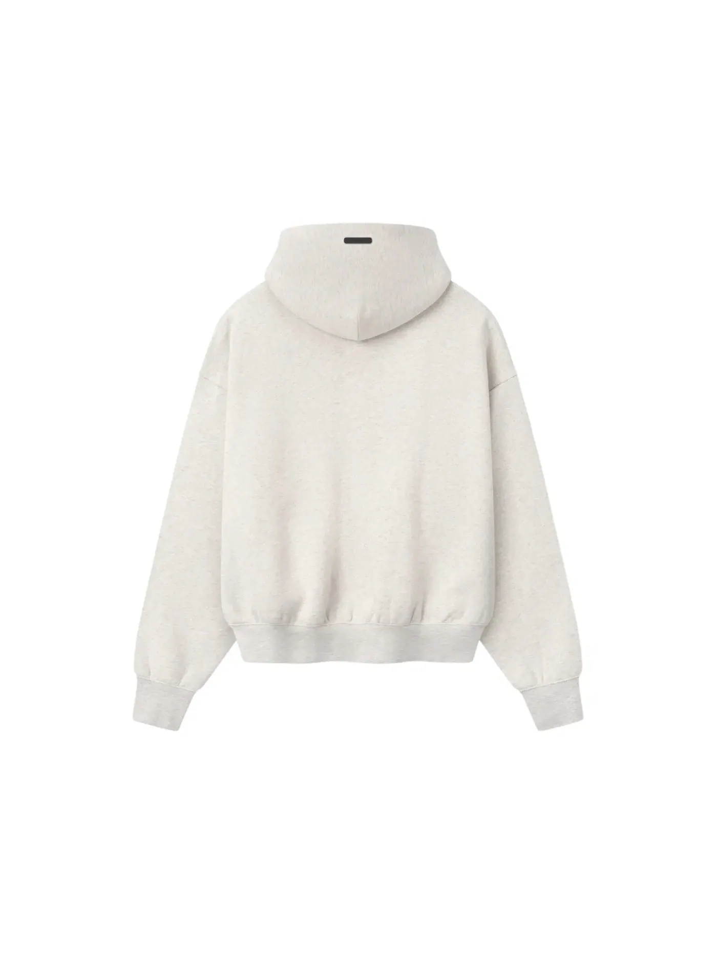Мужская худи на молнии с принтом Fear of God, Oatmeal Heather/Light Heather — изображение 2 из 2