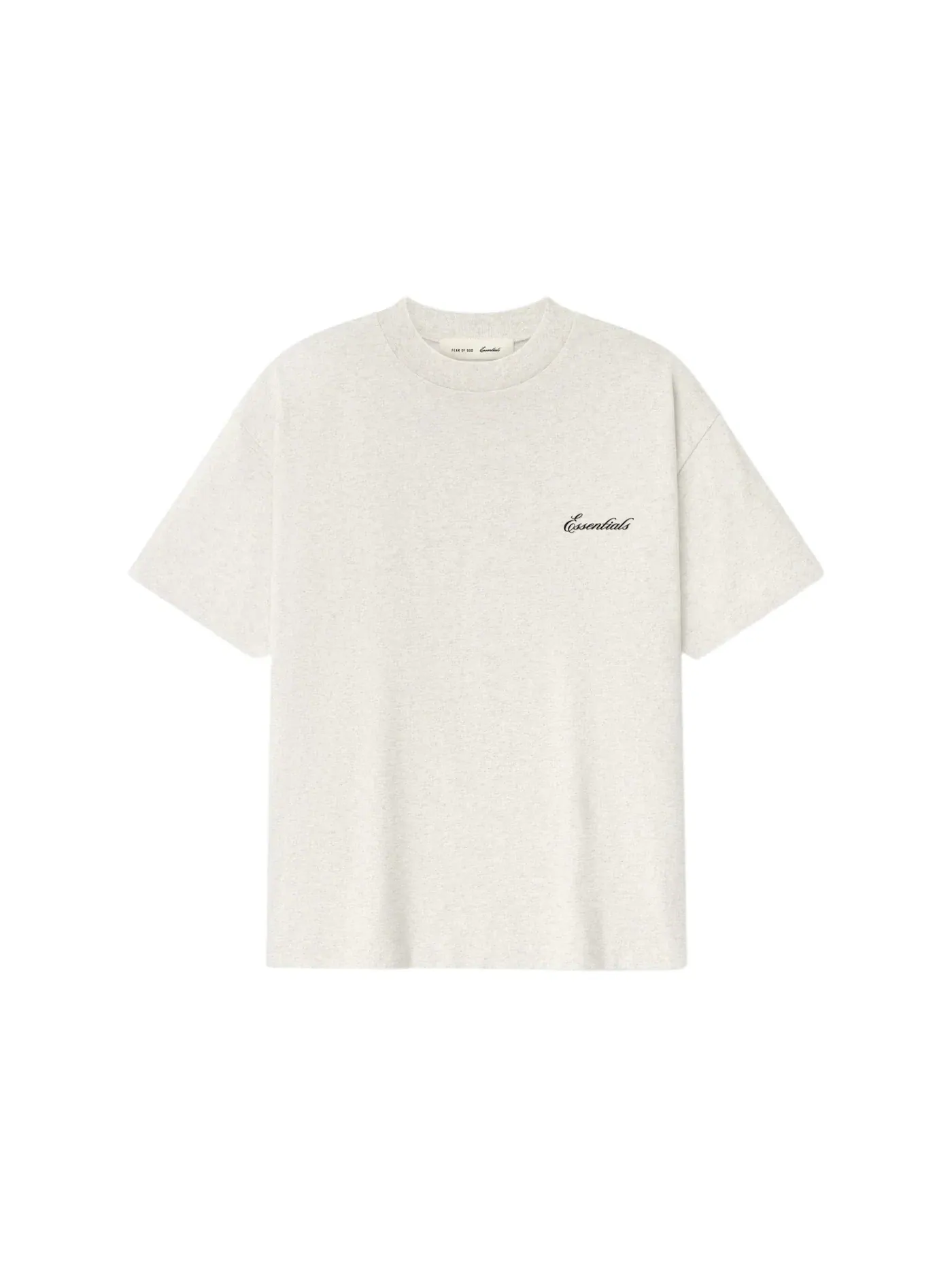 Мужская футболка с длинным рукавом Fear of God Essentials Signature Classic Tee — изображение 1 из 2, овсяный