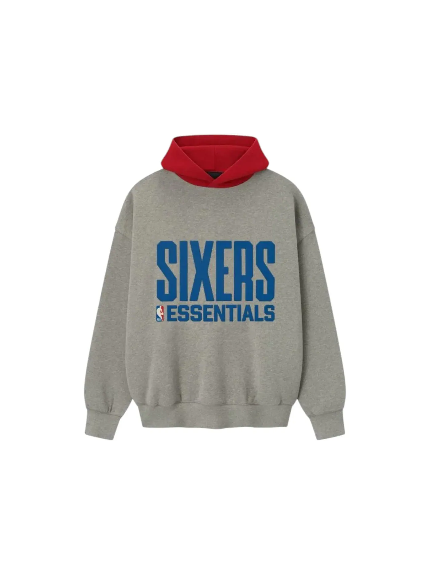 Мужская худи с длинным рукавом Fear of God Essentials Sixers Sport Hoodie — изображение 1 из 2, красный