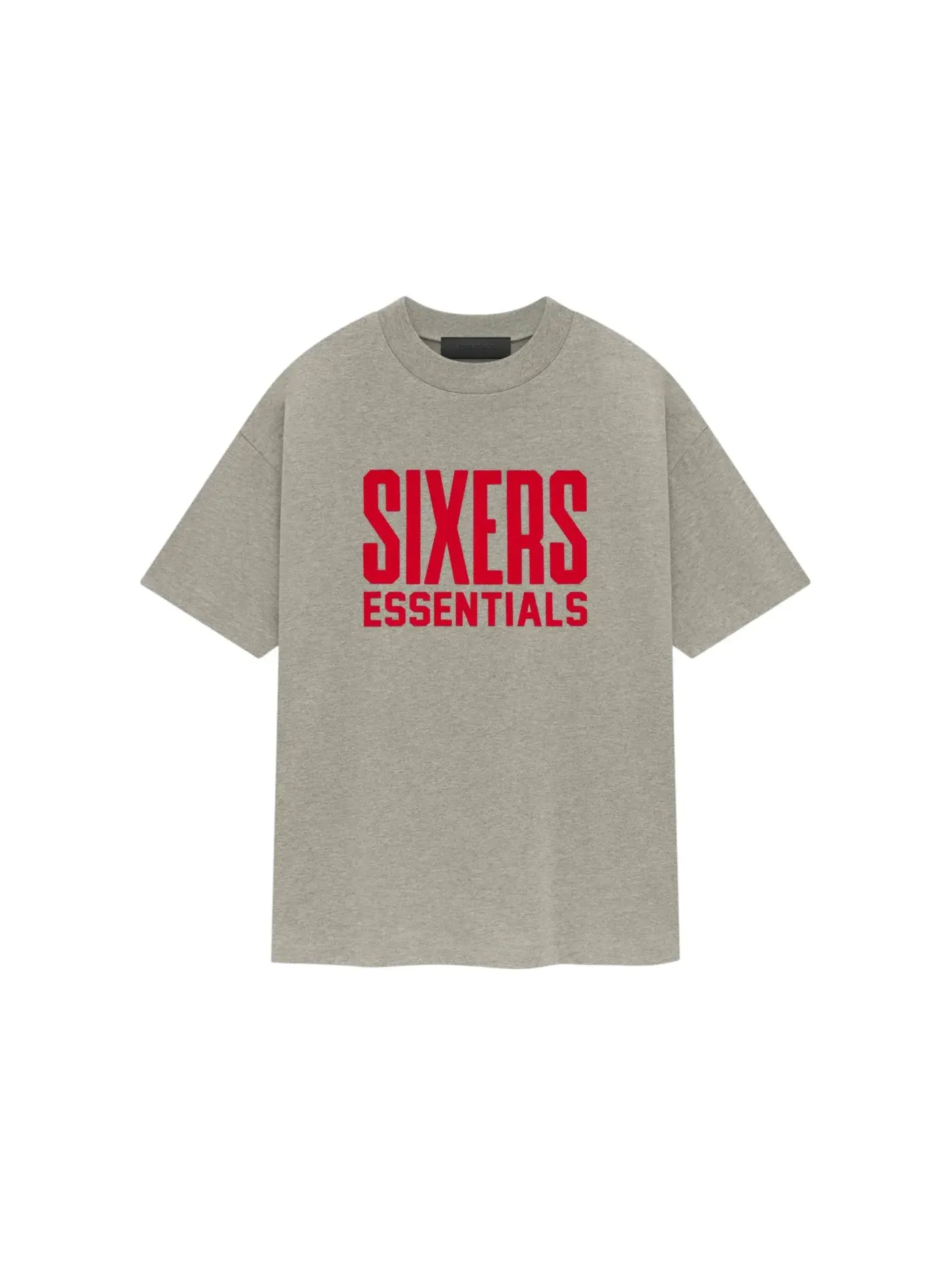 Мужская футболка с принтом Fear of God Essentials Tee, Warm Heather — изображение 1 из 2