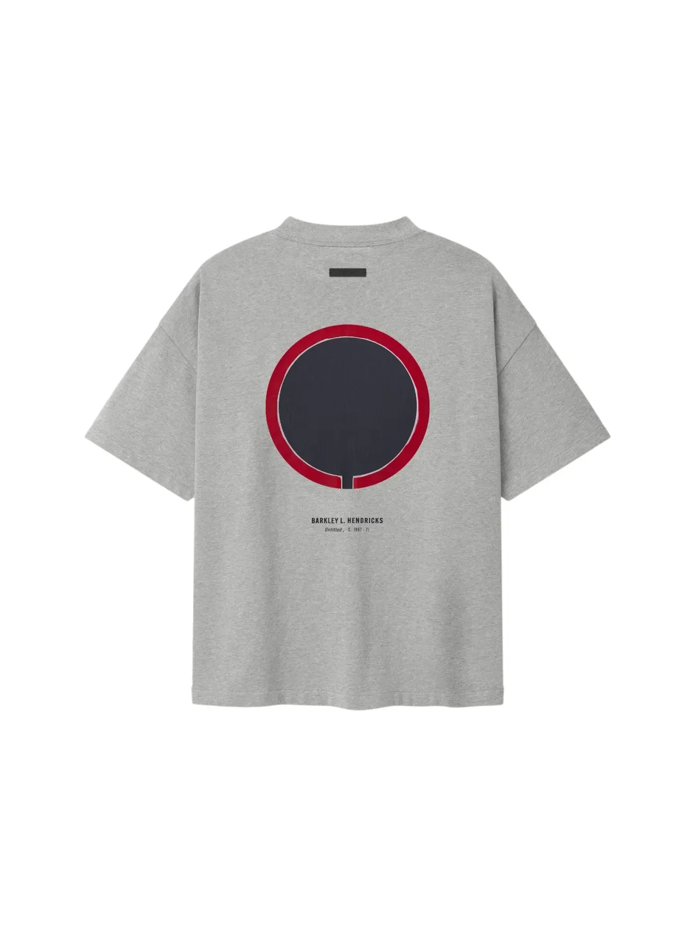 Унисекс футболка с принтом Fear of God Essentials Sixers x Barkley Hendricks 90s Tee, Concrete Heather — изображение 2 из 2